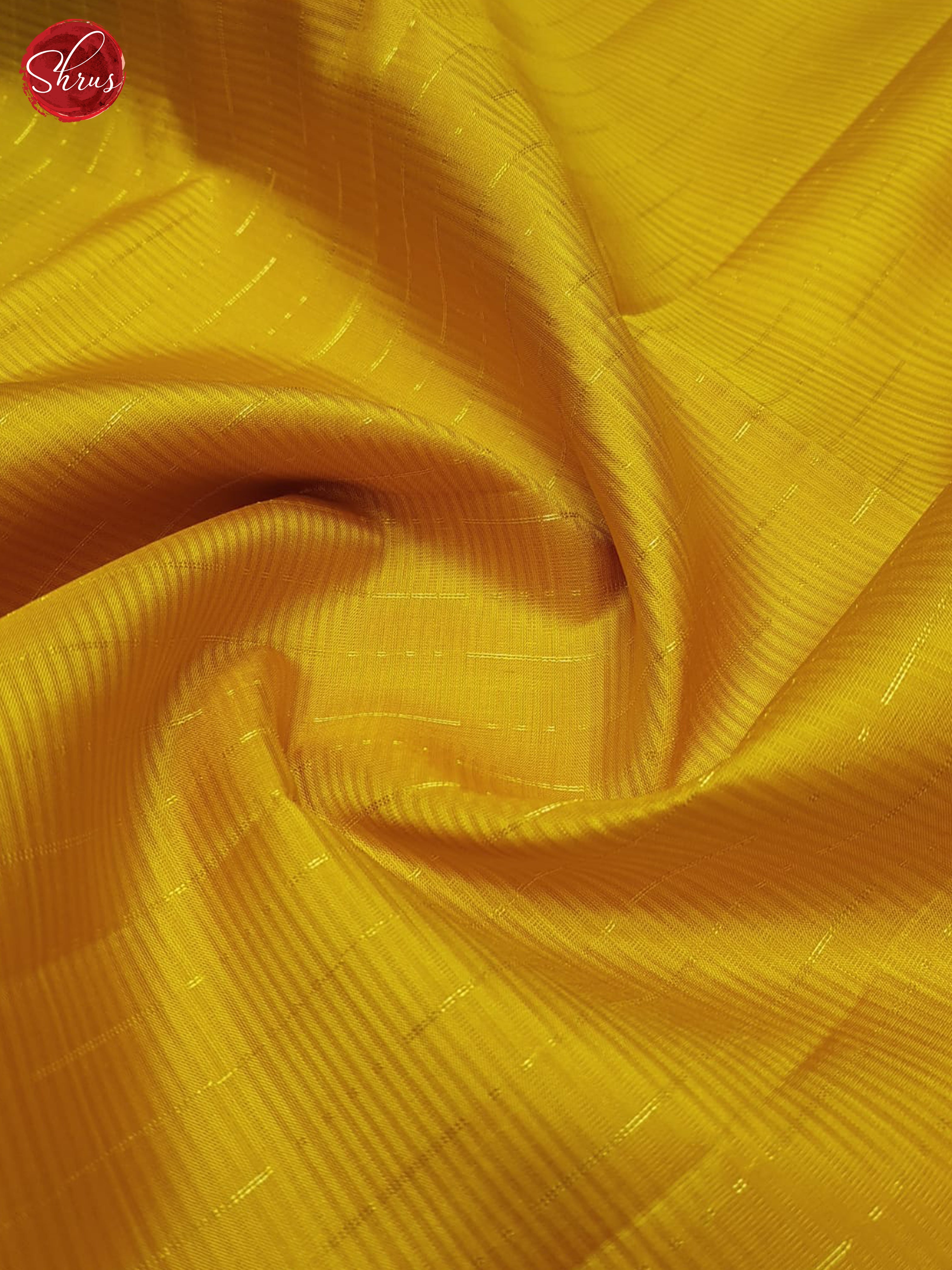 Mustard And Peacock Neck- Soft Silk Saree - Shop on ShrusEternity.com