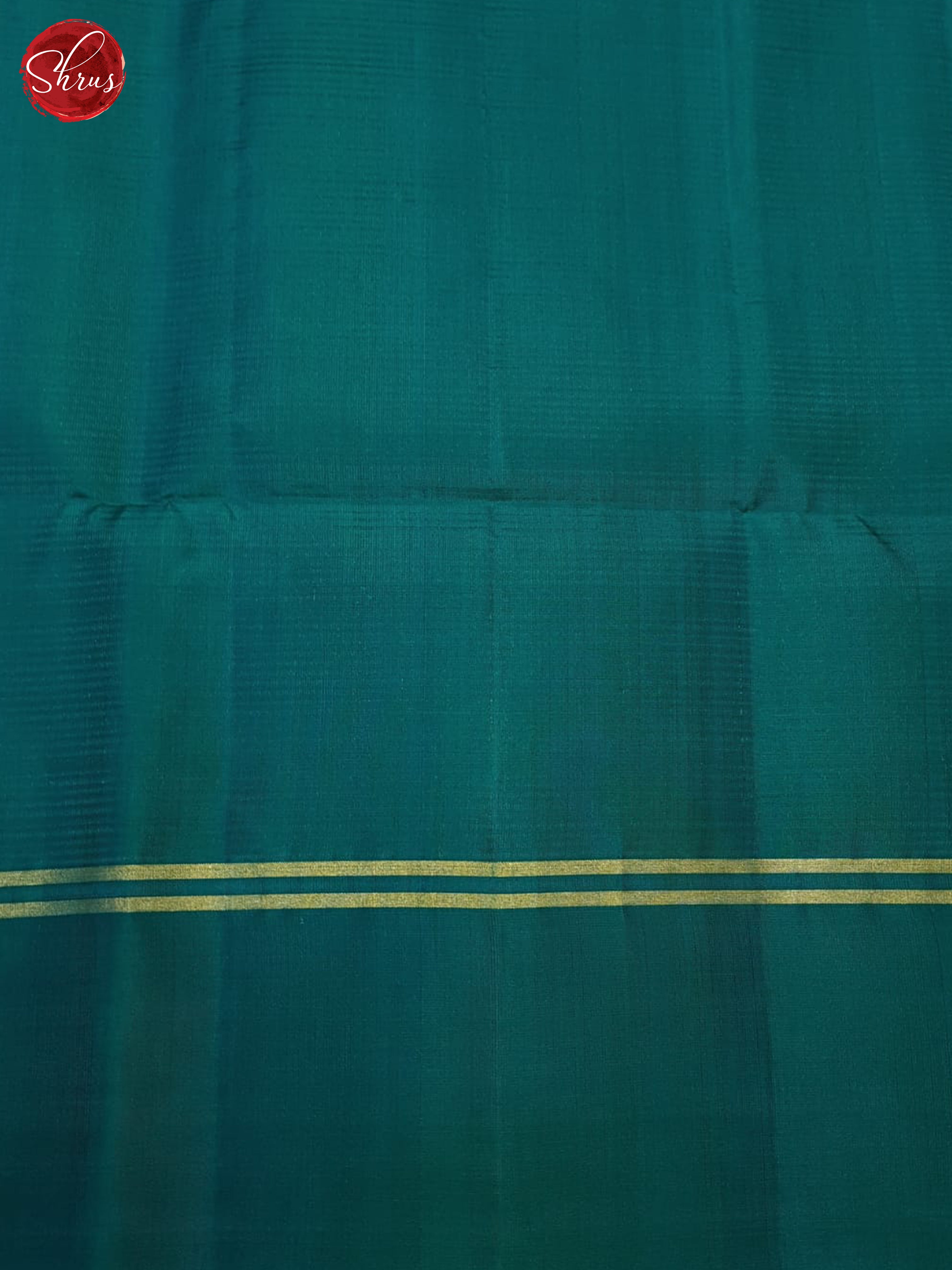 Mustard And Peacock Neck- Soft Silk Saree - Shop on ShrusEternity.com