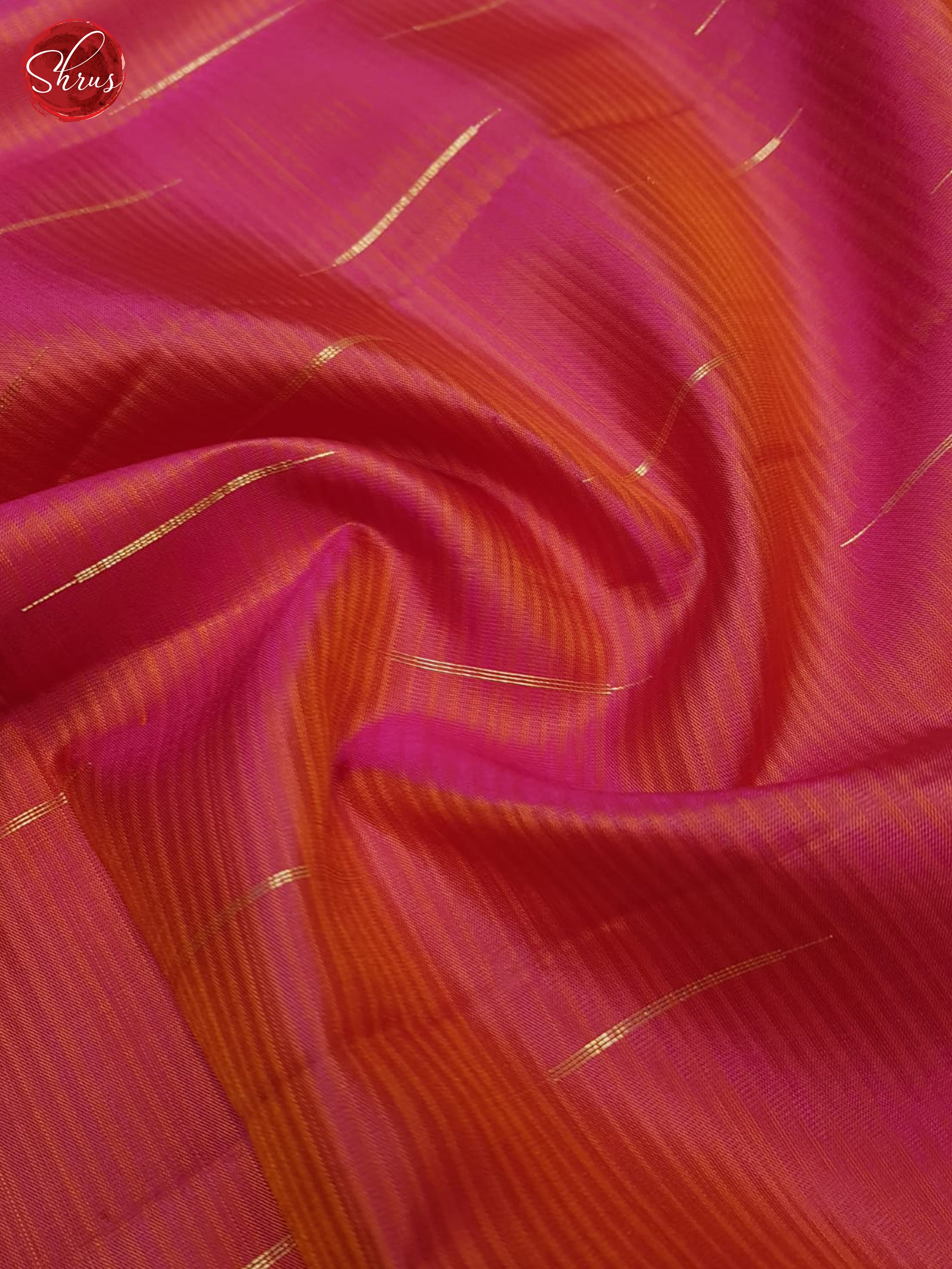 Pink And Beige- Soft Silk Saree - Shop on ShrusEternity.com