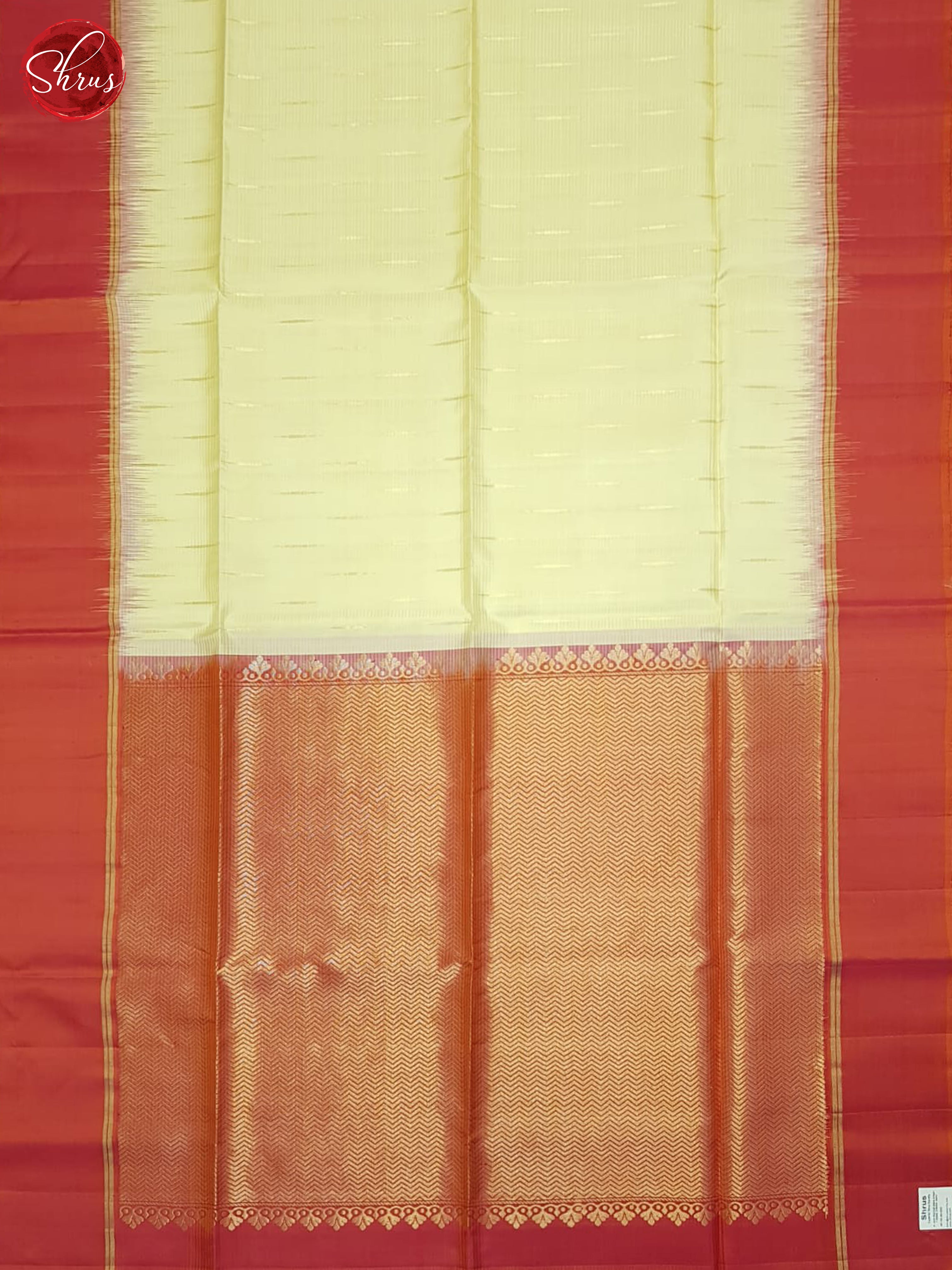 Cream And Pink- Soft Silk Saree - Shop on ShrusEternity.com