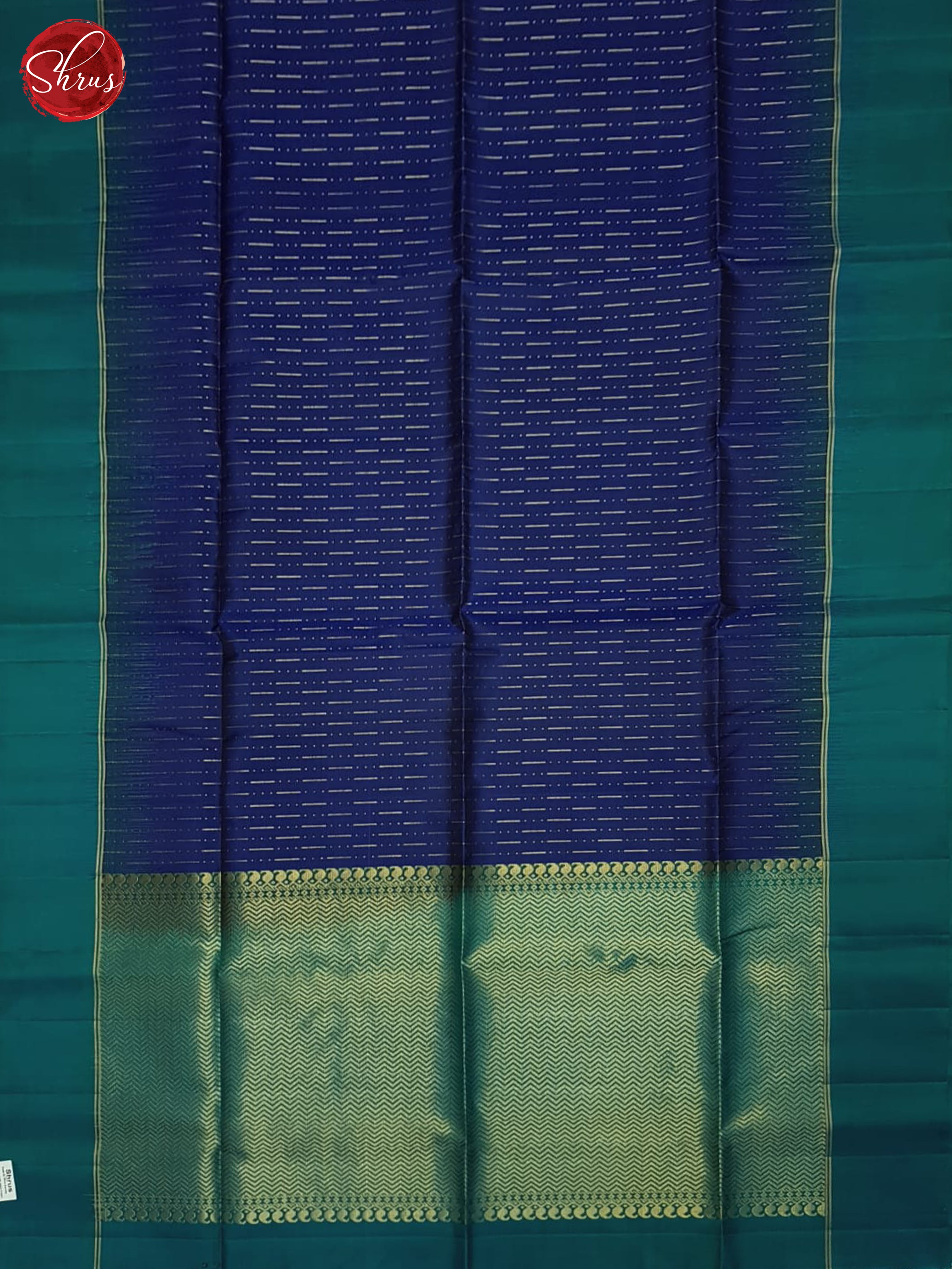 Blue And Green- Soft Silk Saree - Shop on ShrusEternity.com