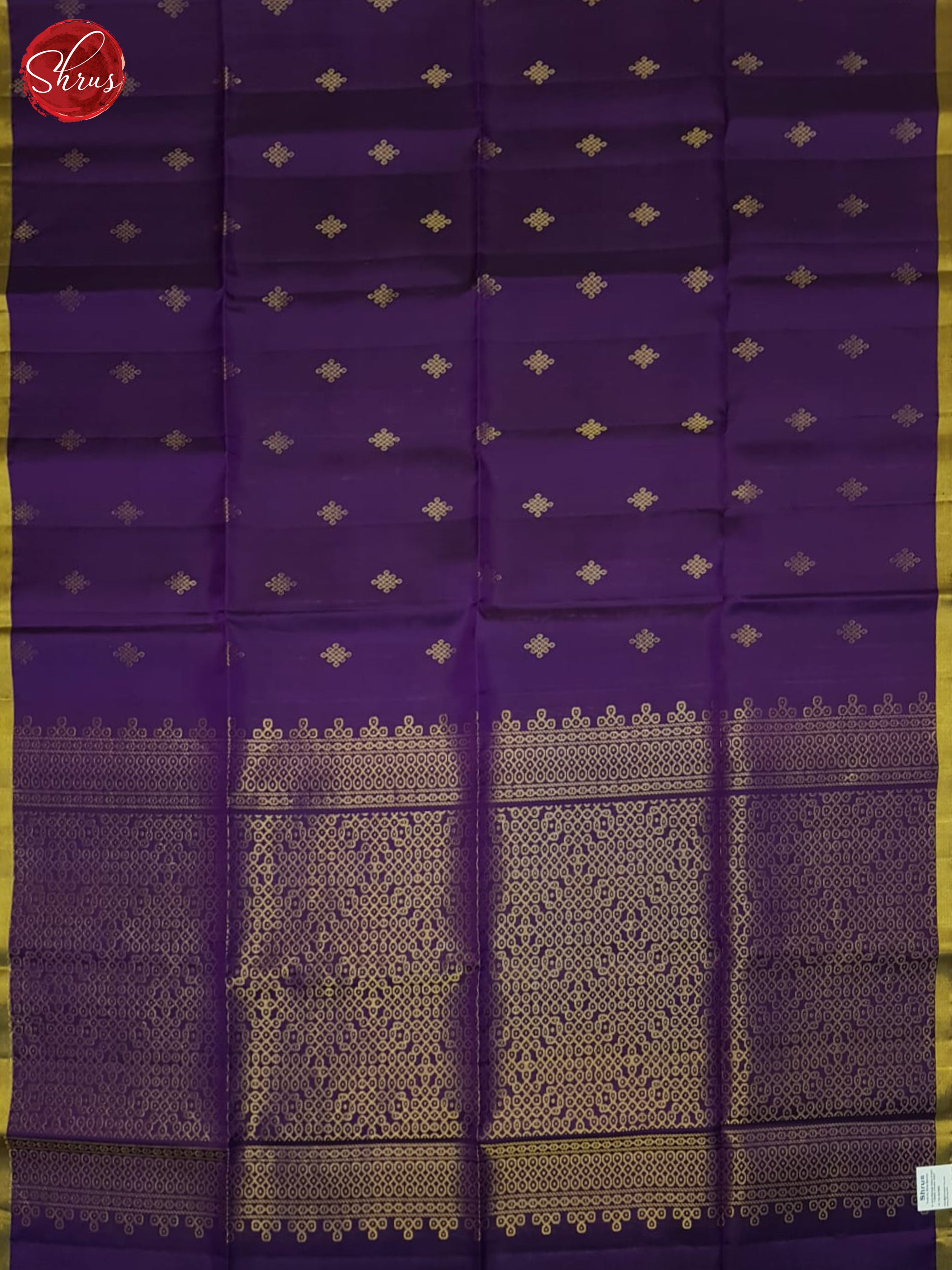 Purple And Lavender- Soft Silk Saree - Shop on ShrusEternity.com