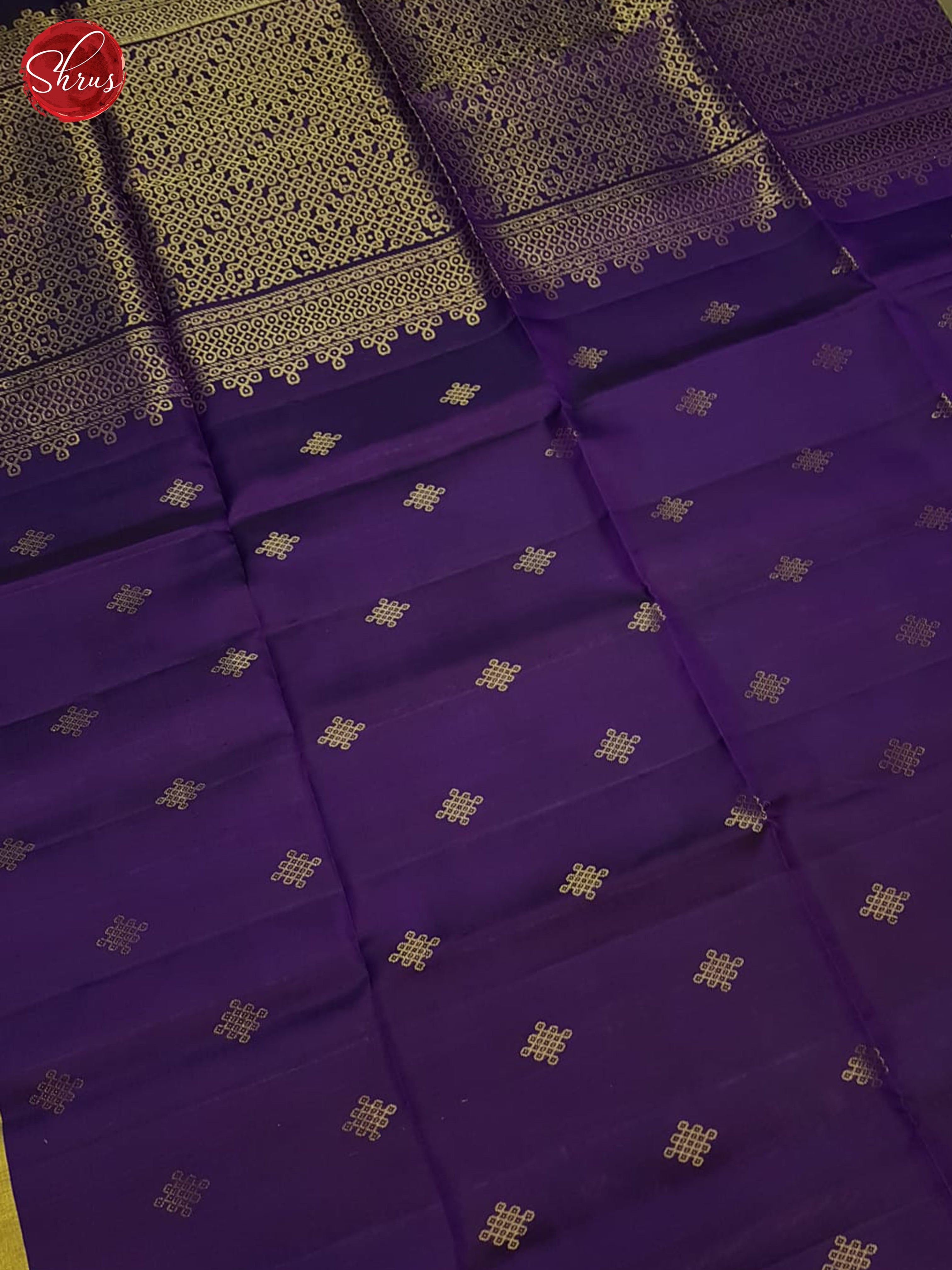 Purple And Lavender- Soft Silk Saree - Shop on ShrusEternity.com