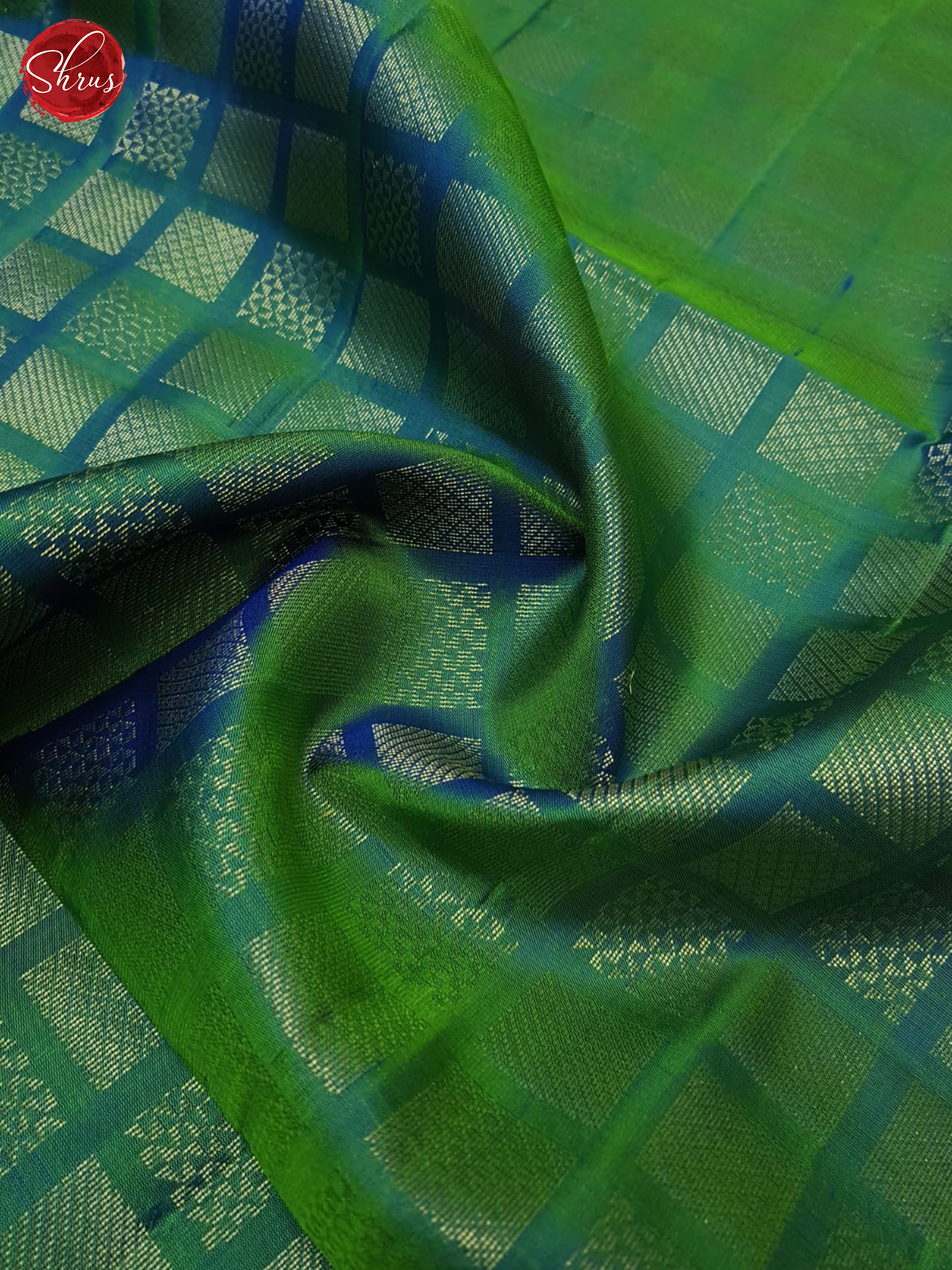Green And Purple- Soft Silk Saree - Shop on ShrusEternity.com