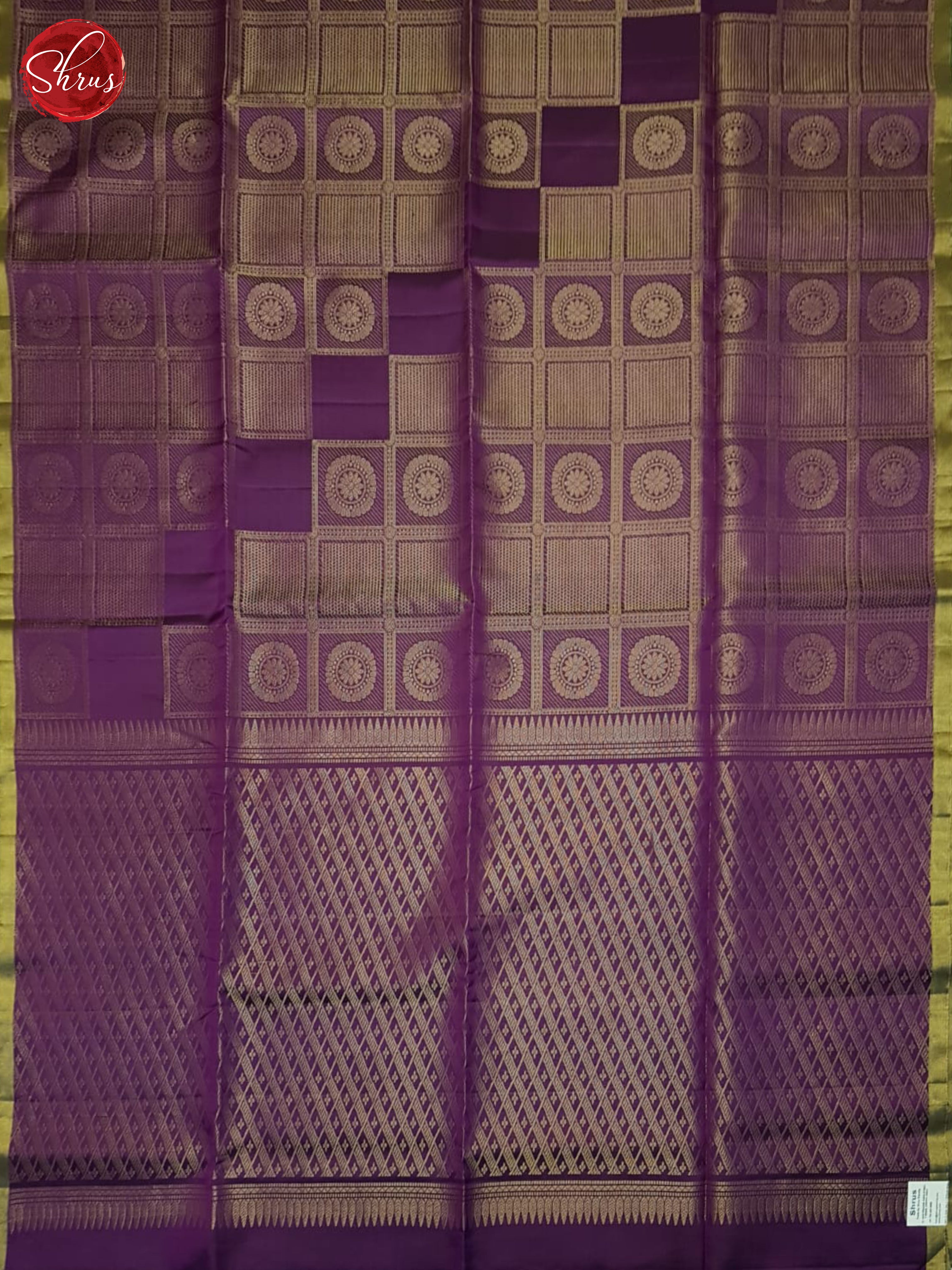Purple(Single Tone)- Soft Silk Saree - Shop on ShrusEternity.com
