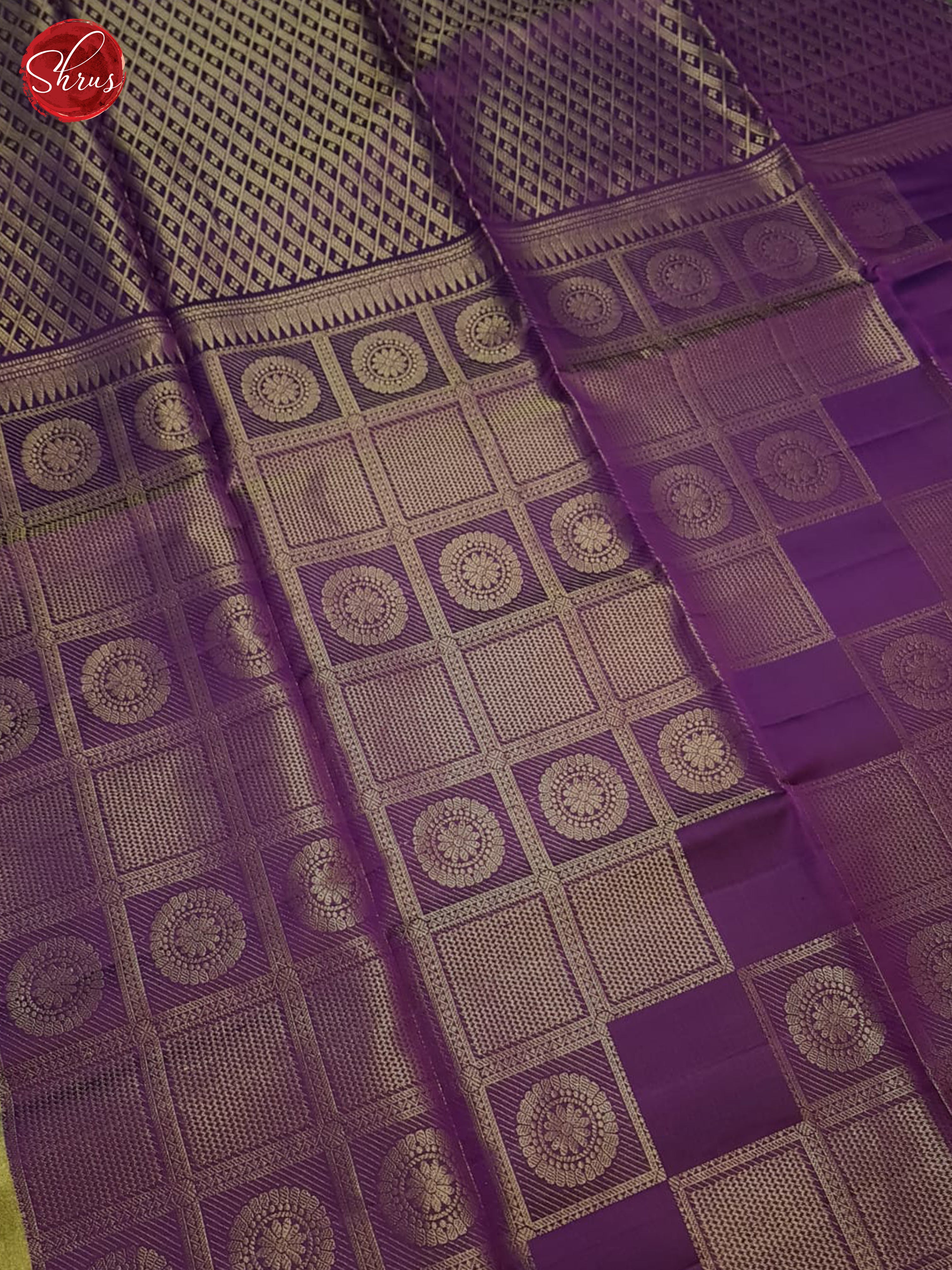 Purple(Single Tone)- Soft Silk Saree - Shop on ShrusEternity.com