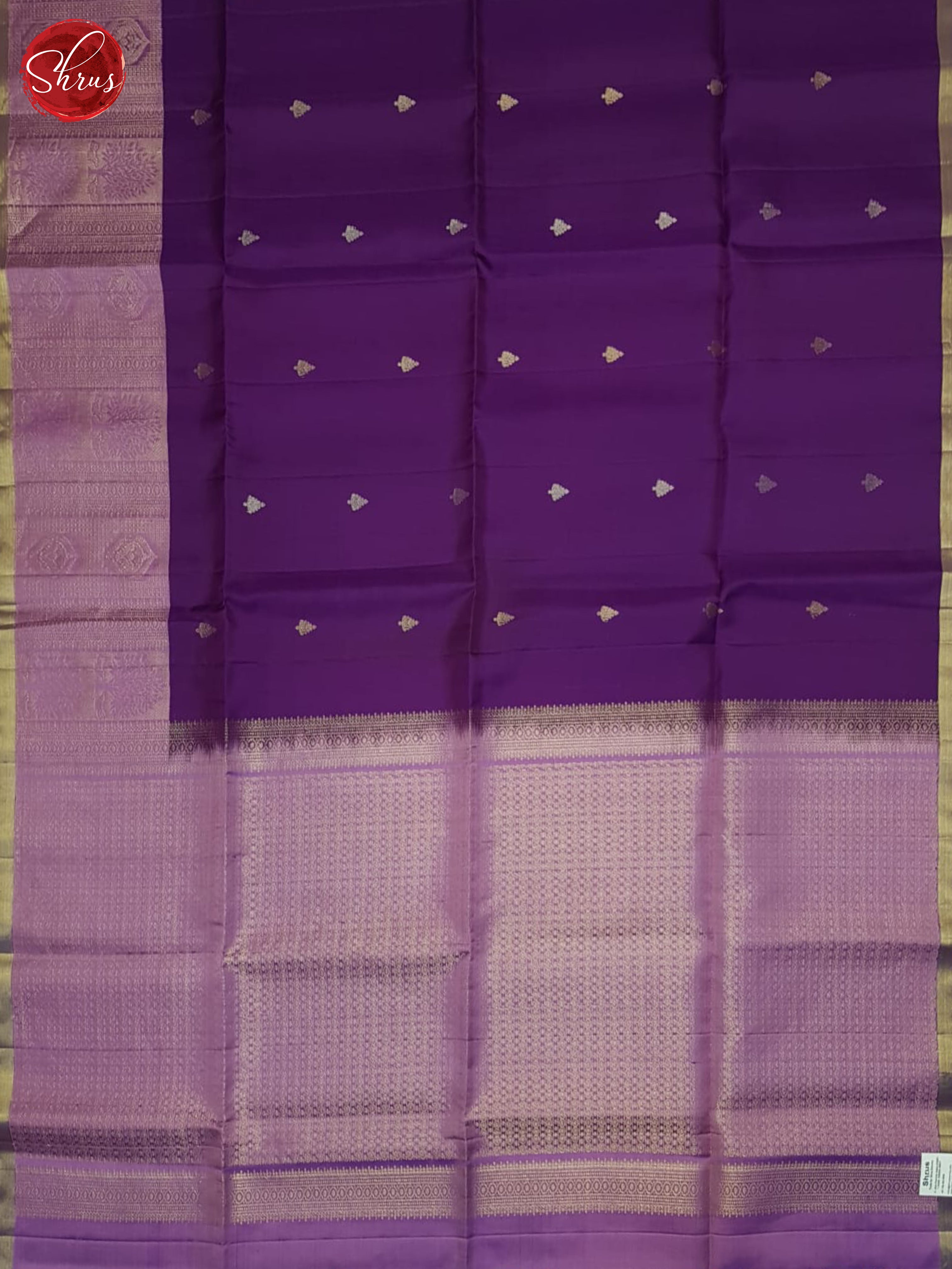 Purple And Lavender- Soft Silk Saree - Shop on ShrusEternity.com