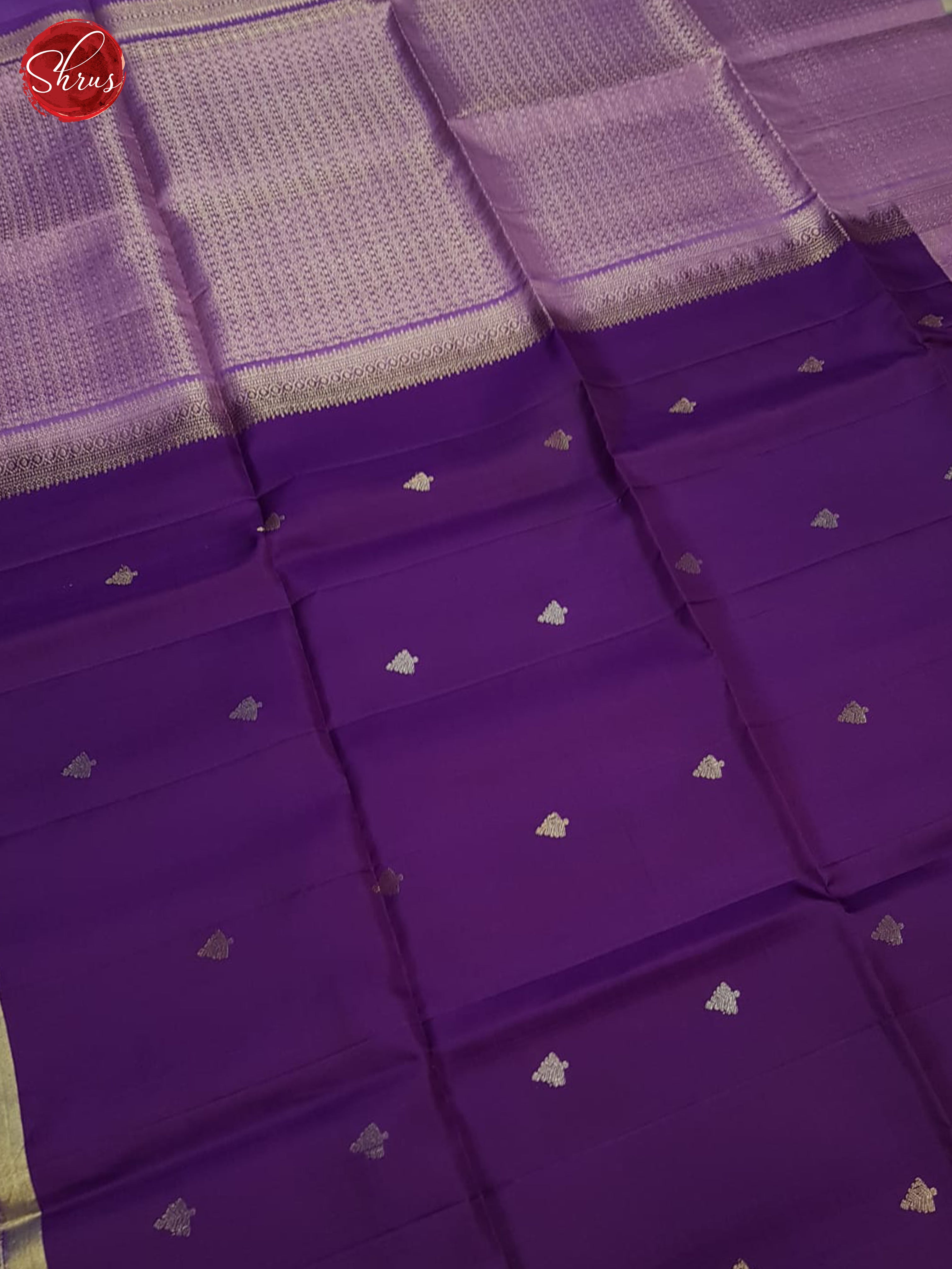 Purple And Lavender- Soft Silk Saree - Shop on ShrusEternity.com