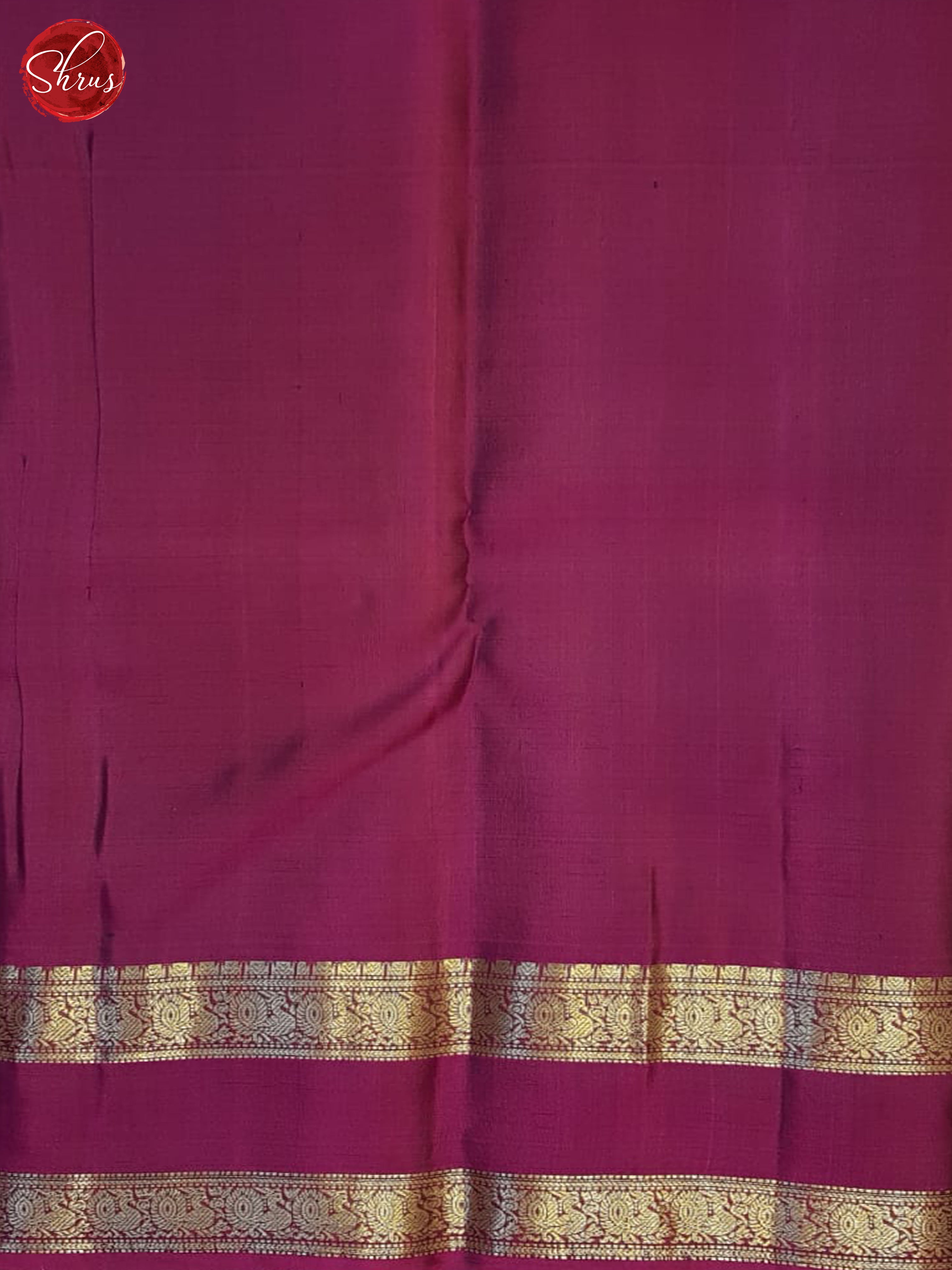 Green And Wine- Soft Silk Saree - Shop on ShrusEternity.com