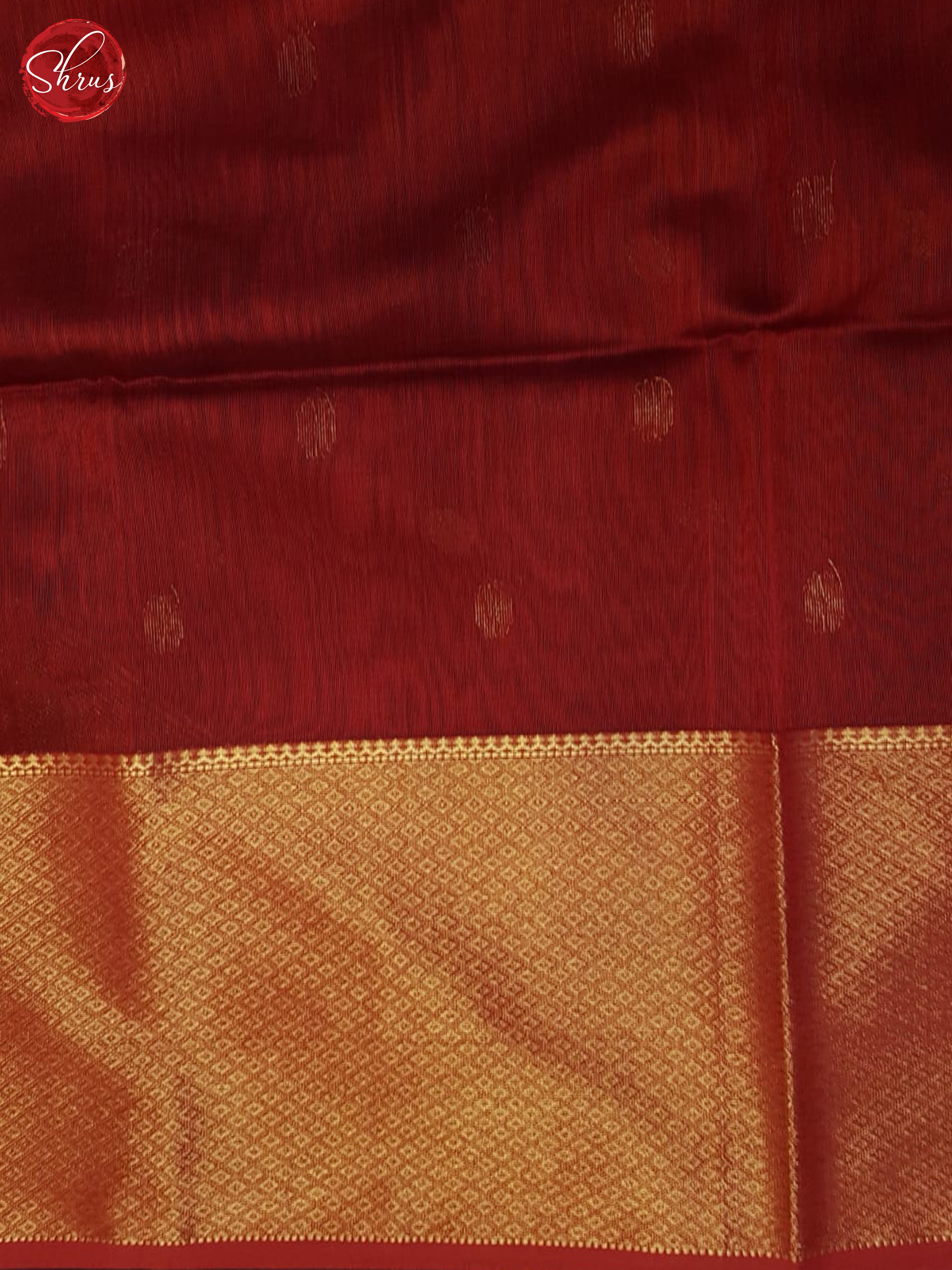 Black And Red- Maheshwari Silk Cotton Saree - Shop on ShrusEternity.com