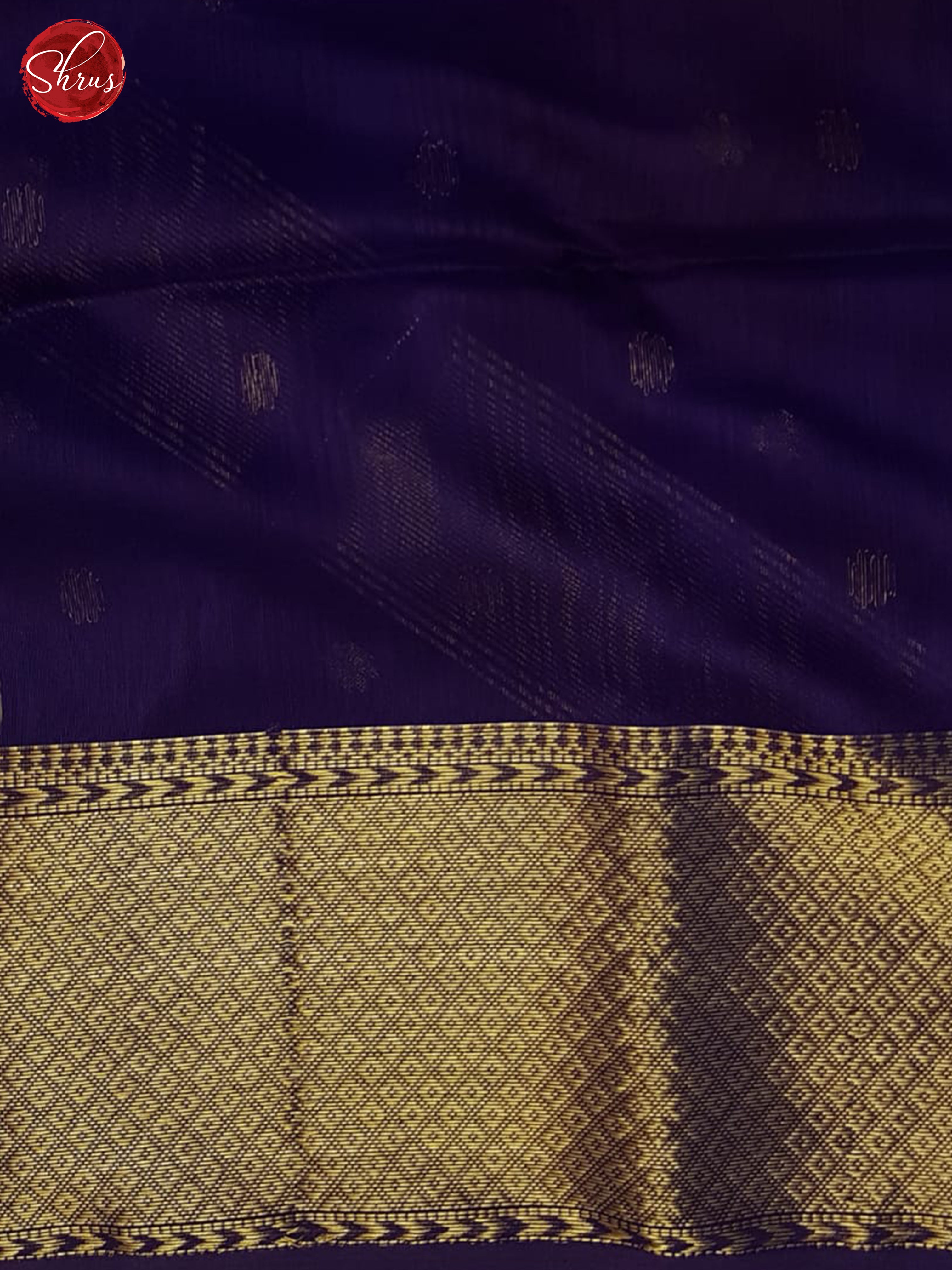 Green And Purple- Maheshwari Silk Cotton saree - Shop on ShrusEternity.com
