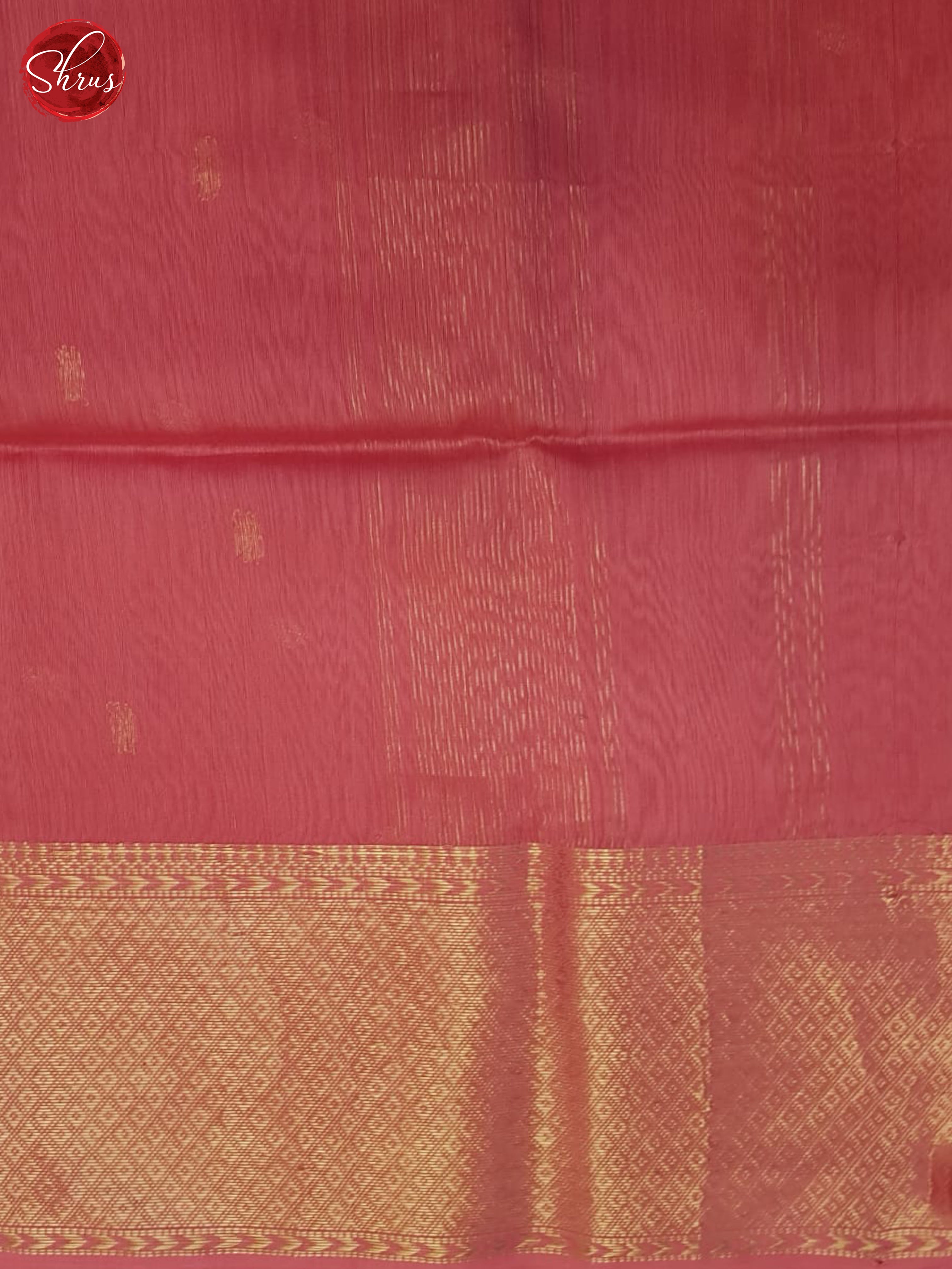 Pink(Single Tone)- Maheshwari Silk Cotton Saree - Shop on ShrusEternity.com