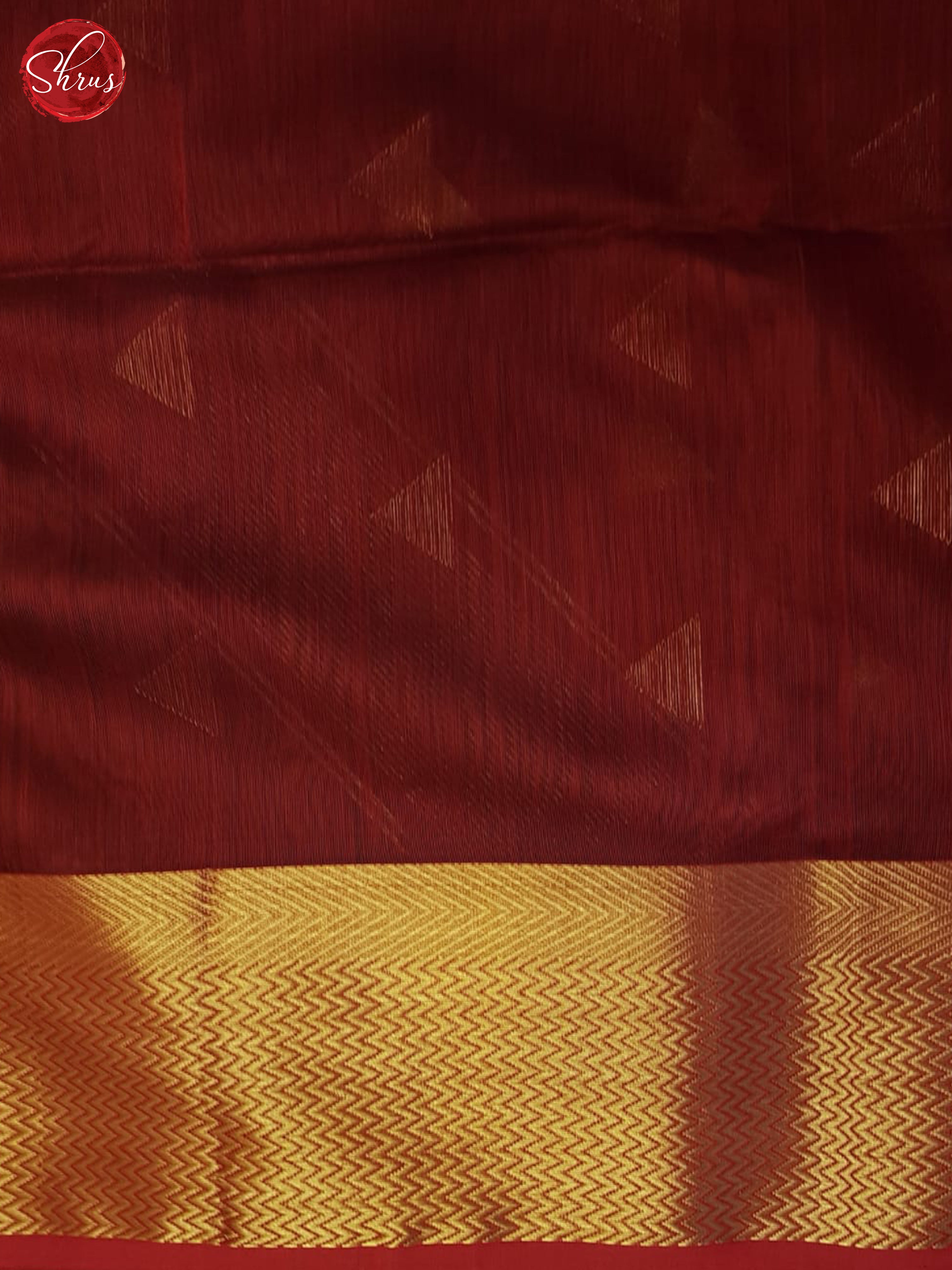 Green And Red- Maheshwari Silk Cotton Saree - Shop on ShrusEternity.com