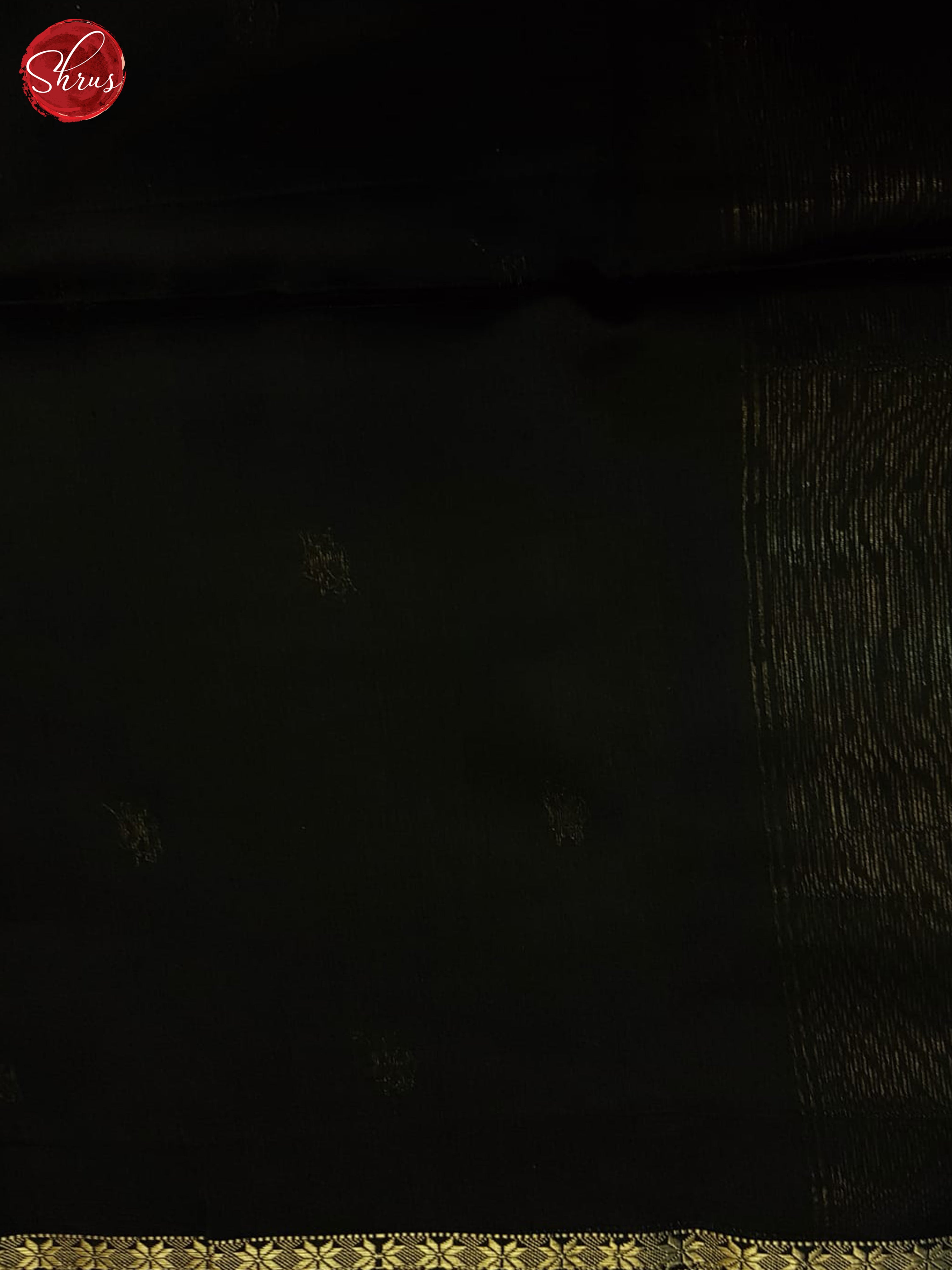 Green & Black- Maheshwari Silk Cotton saree - Shop on ShrusEternity.com
