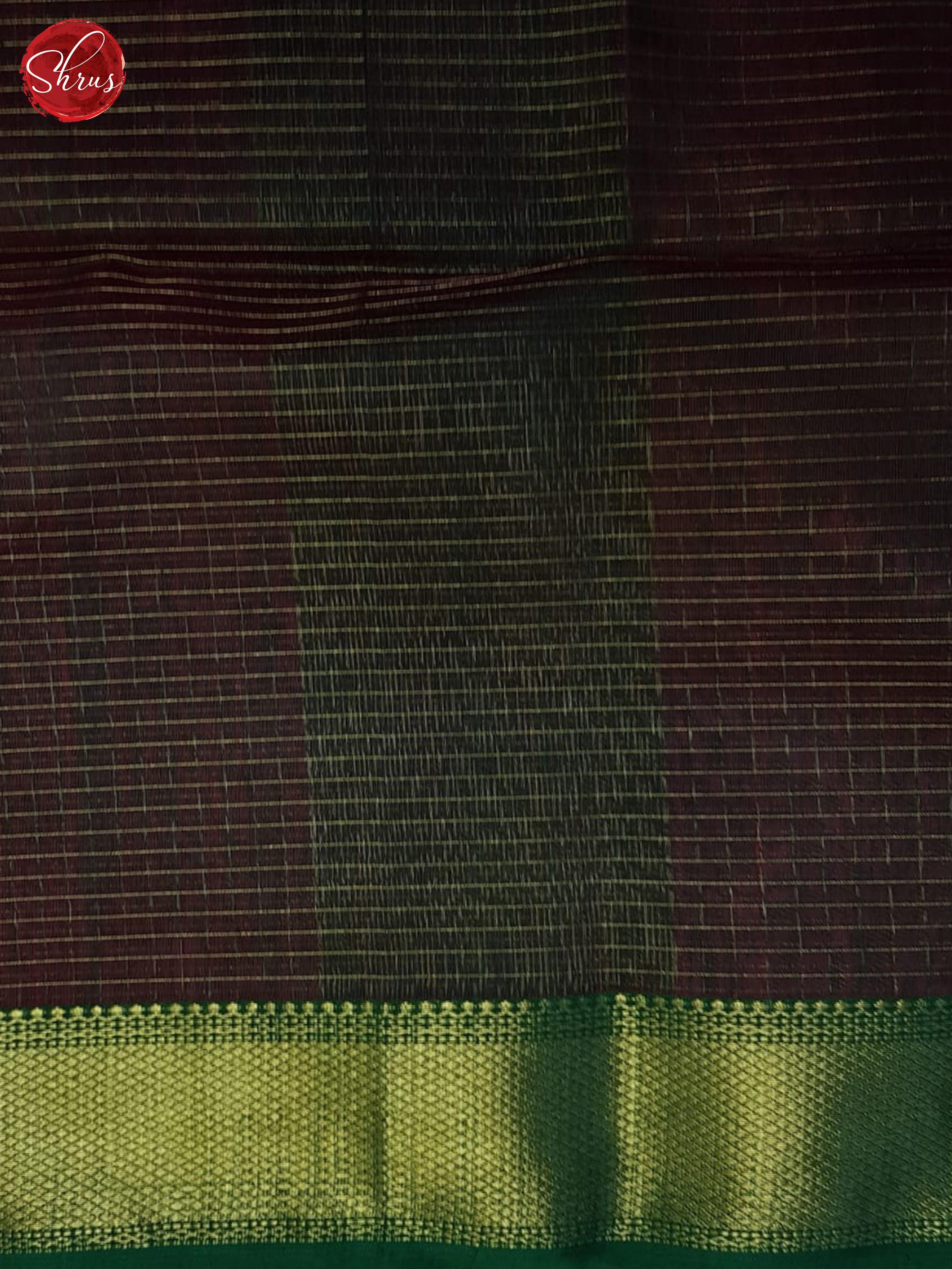 Pink And Green- Maheshwari Silk Cotton Saree - Shop on ShrusEternity.com