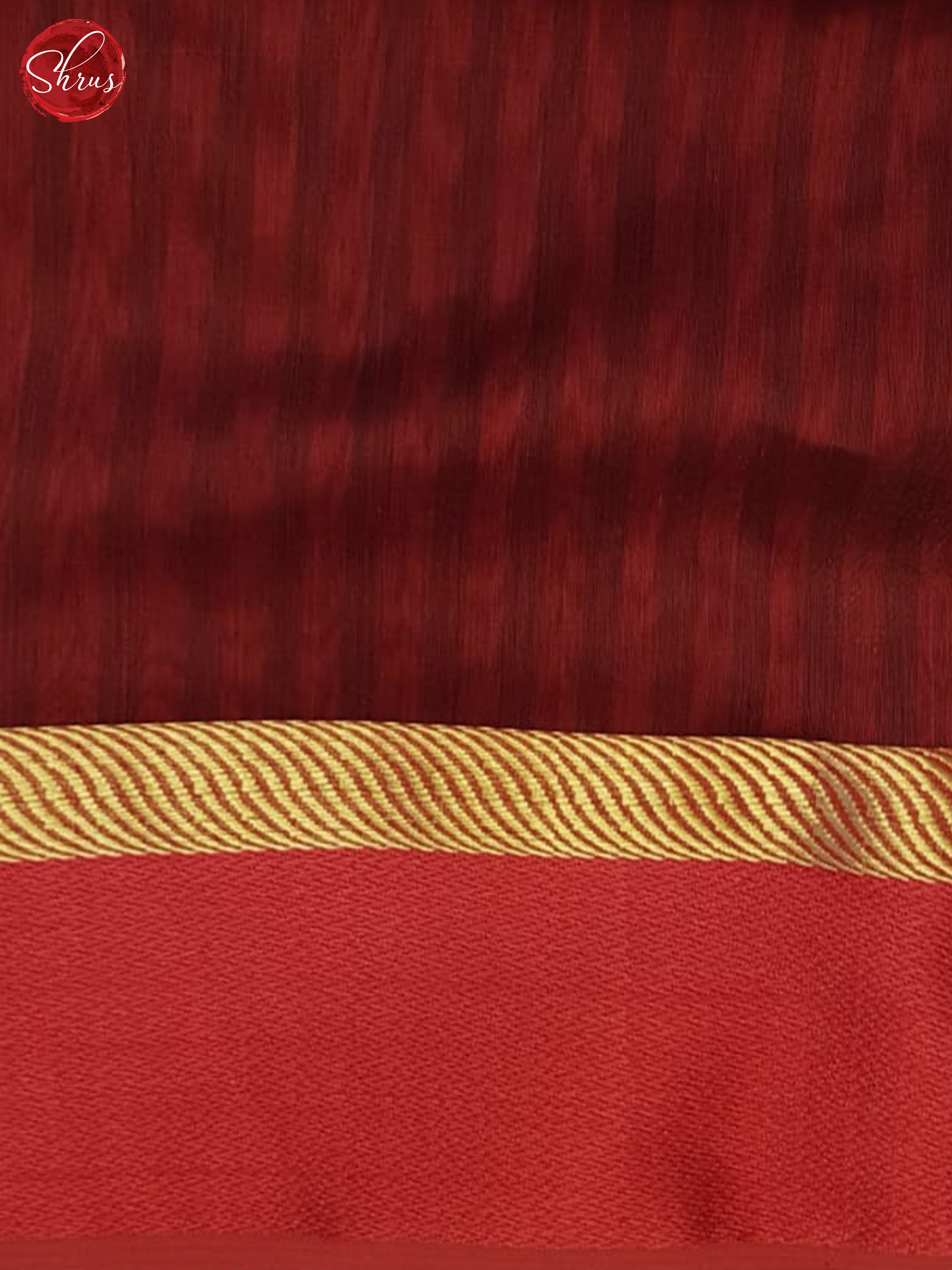 Black And Red- Maheshwari Silk Cotton Saree - Shop on ShrusEternity.com