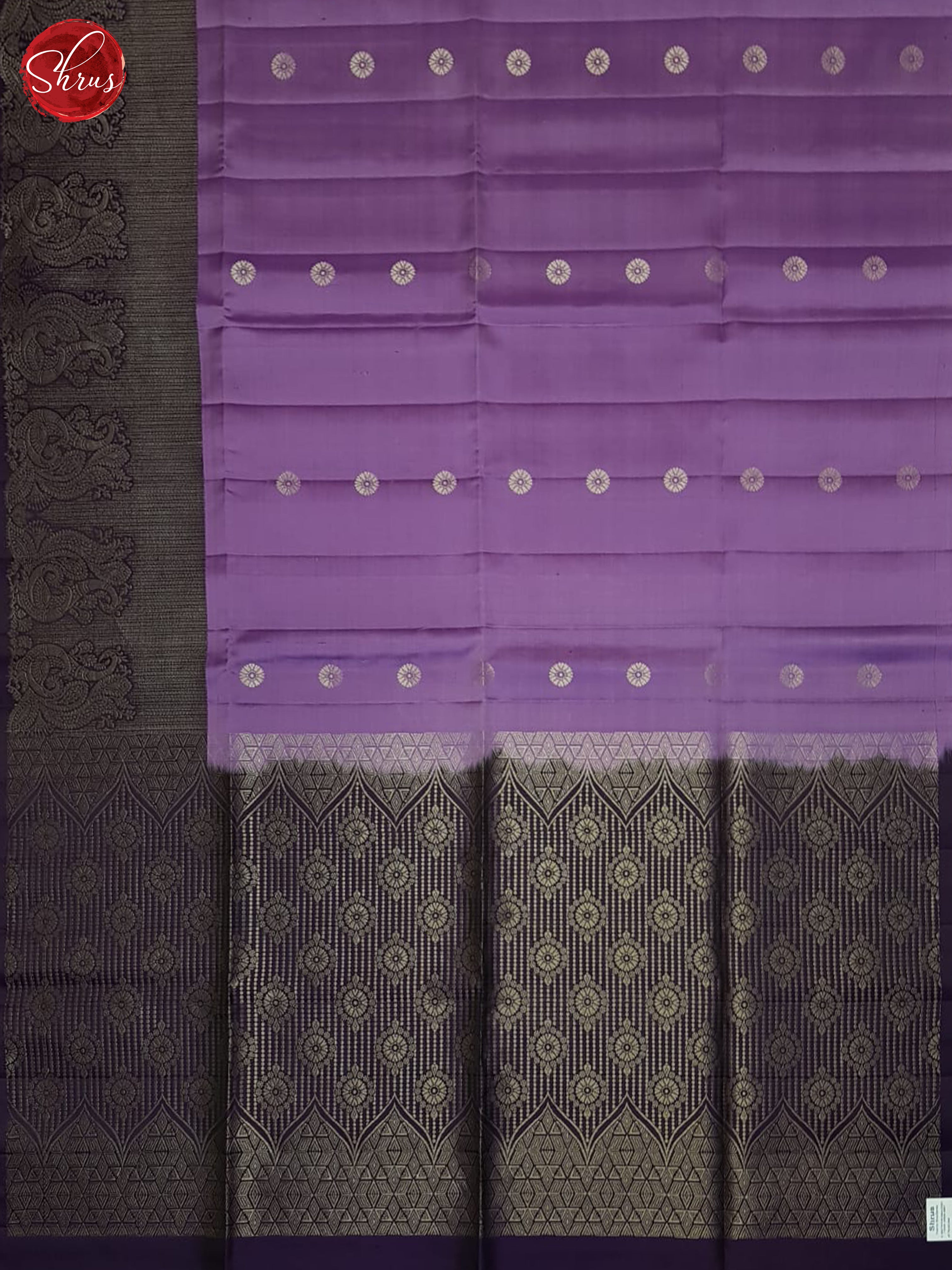 Lavender & Blue - Soft Silk Saree - Shop on ShrusEternity.com