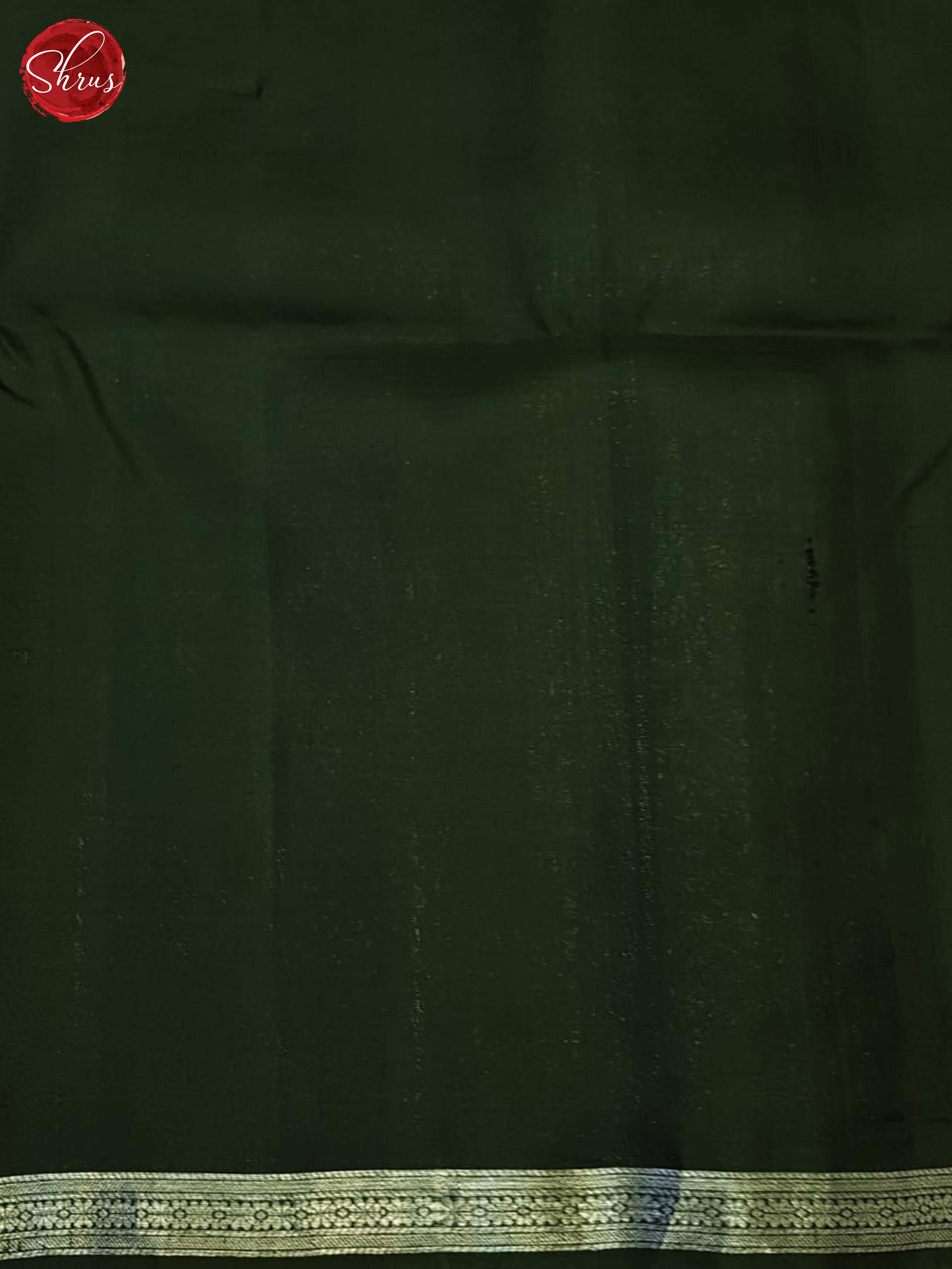Dusty Brown & Green- Soft Silk Saree - Shop on ShrusEternity.com