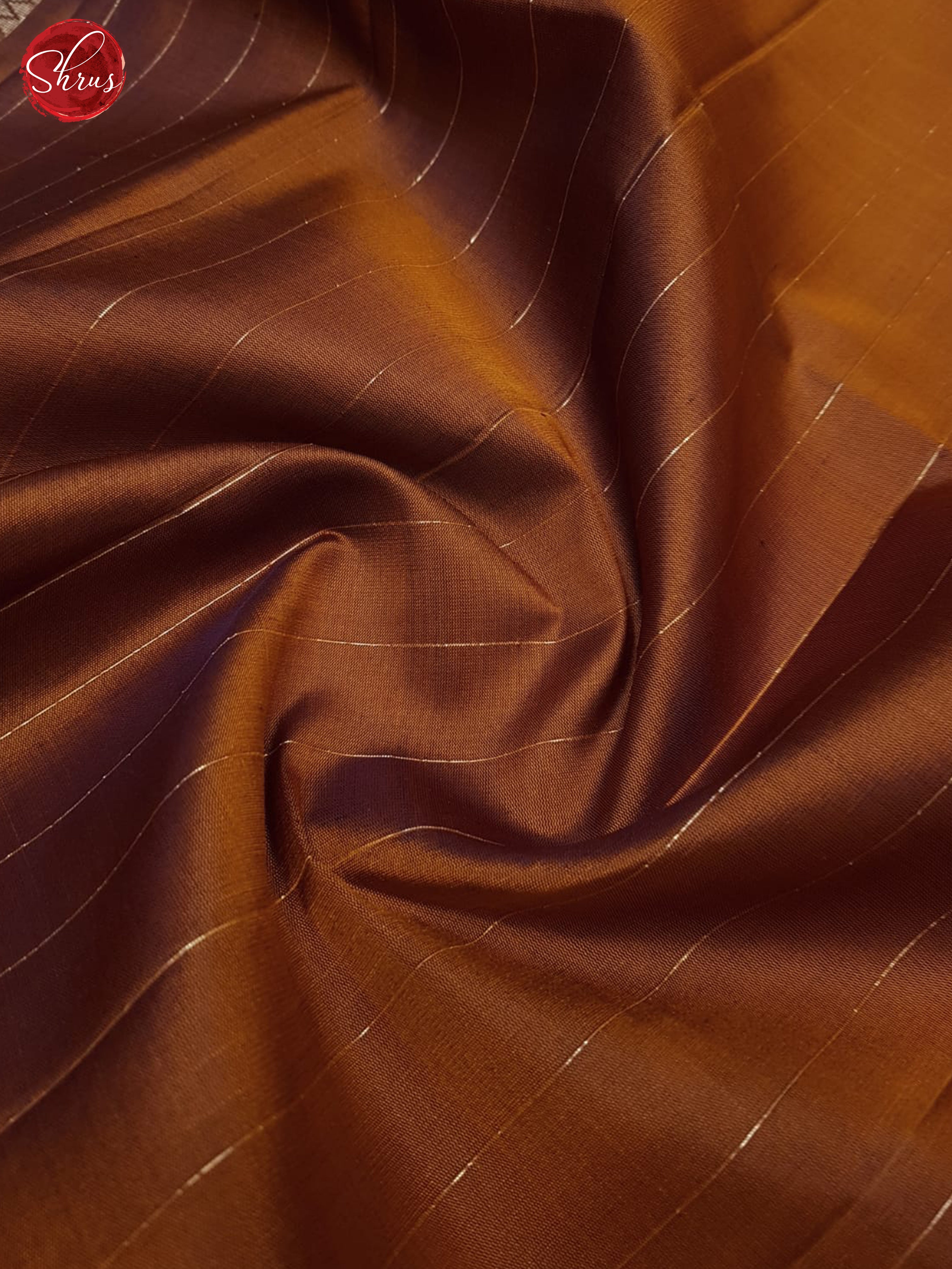 Brick & Blue- Soft Silk Saree - Shop on ShrusEternity.com