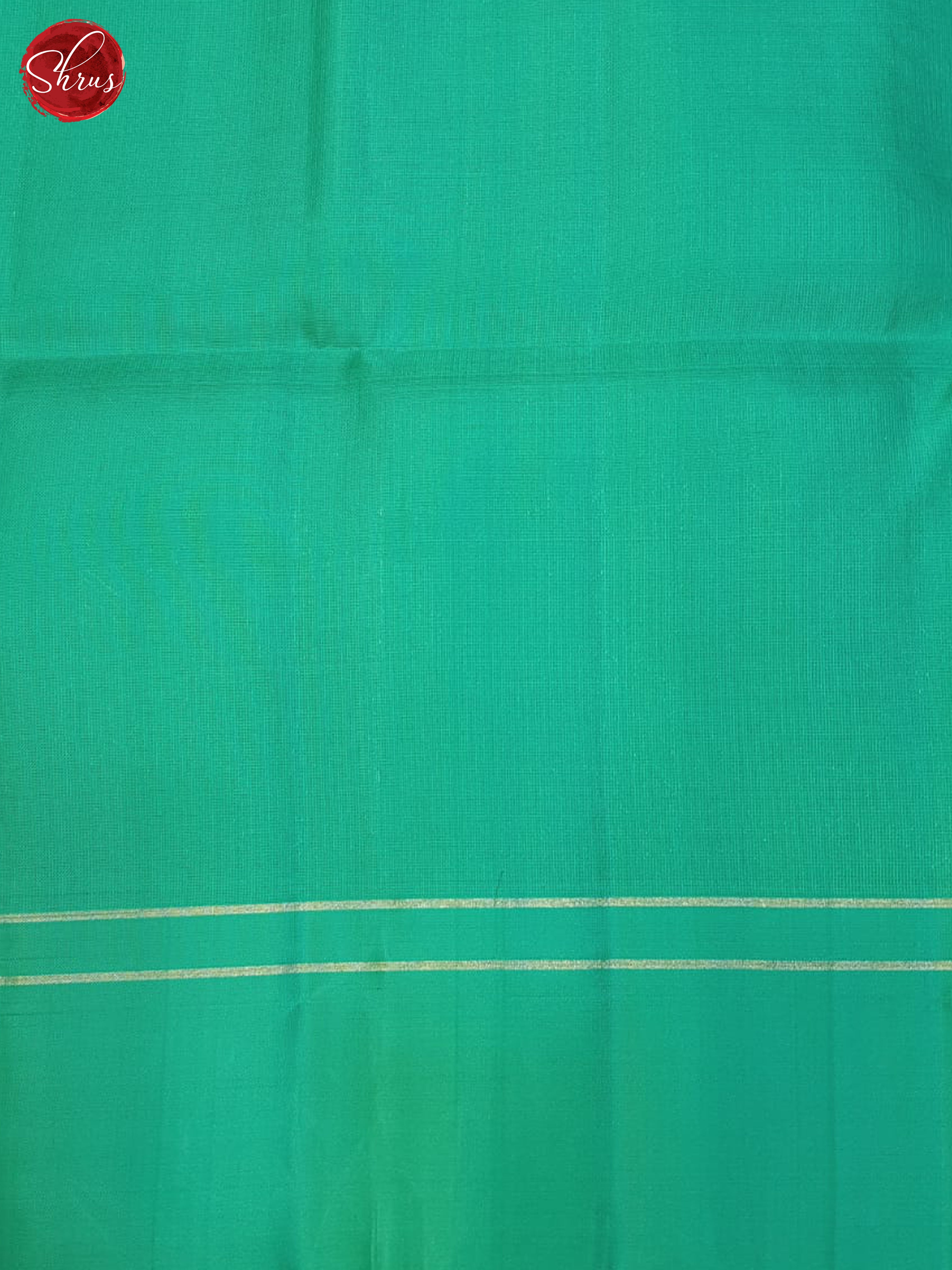 Light Green & Teal - Soft Silk Saree - Shop on ShrusEternity.com