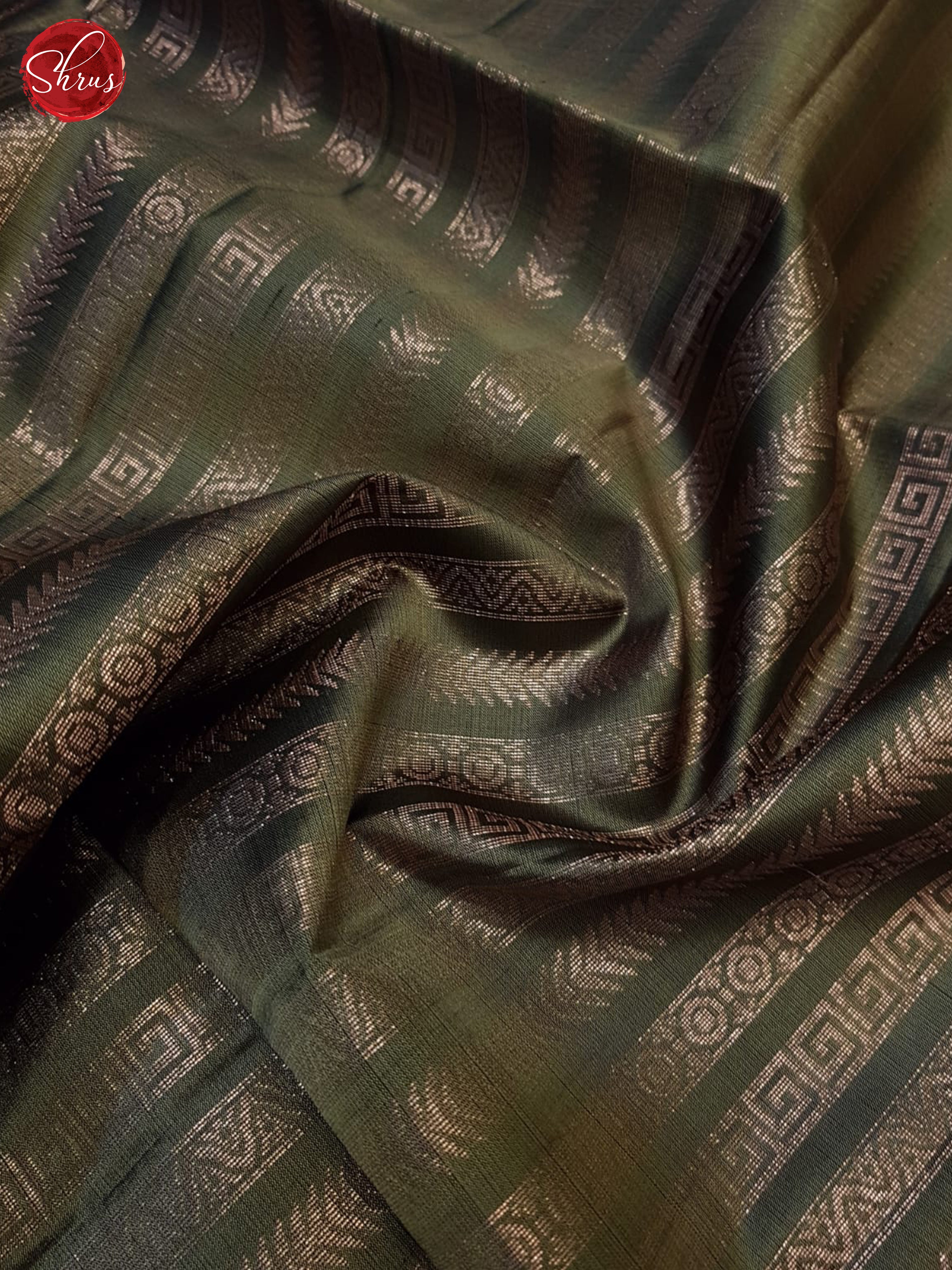 Green And Wine- Soft Silk Saree - Shop on ShrusEternity.com