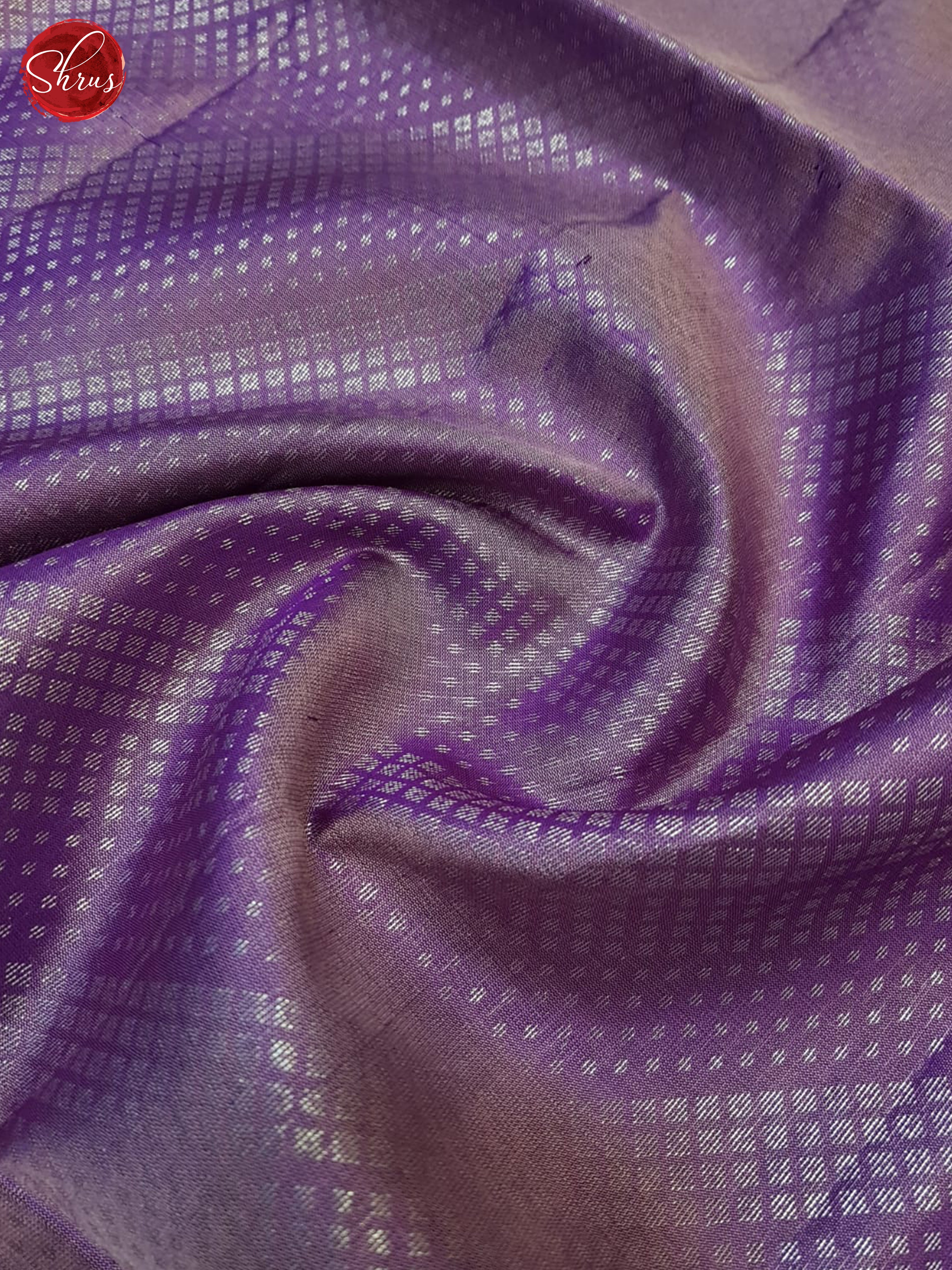 Lavender And Blue- soft Silk Saree - Shop on ShrusEternity.com