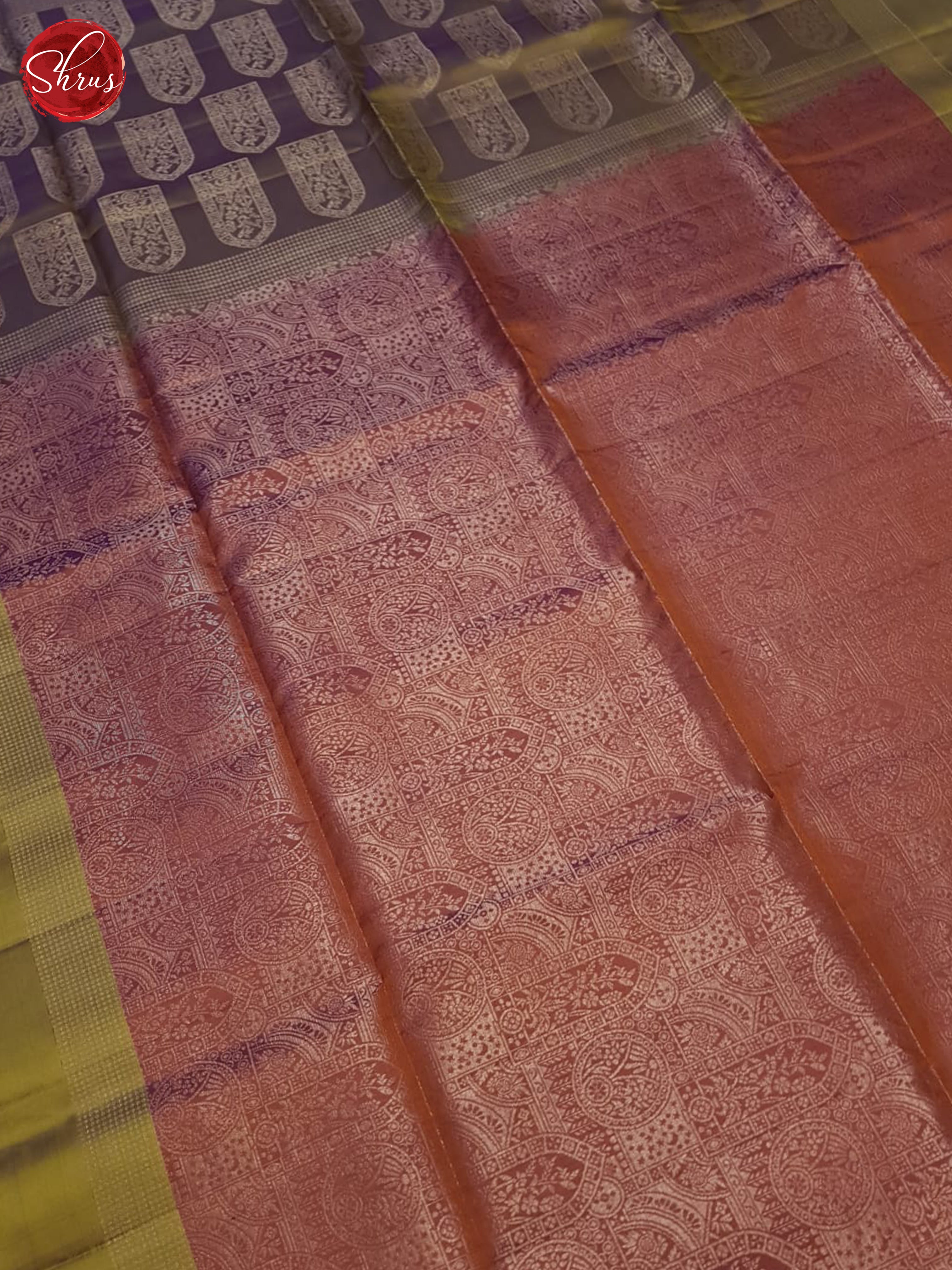 Double Shaded Pink & Green - Soft Silk Saree - Shop on ShrusEternity.com