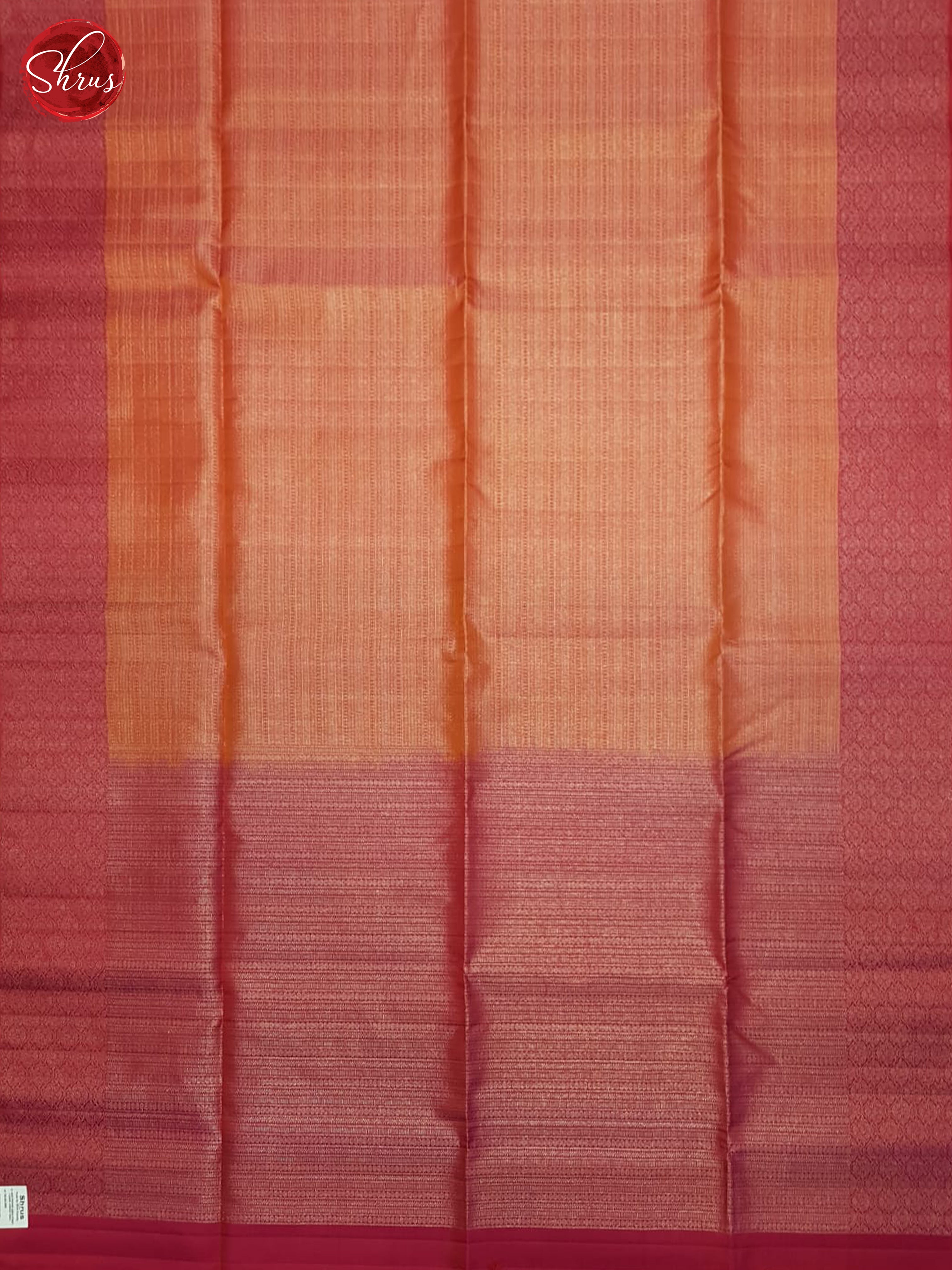 Orange And Pink- Soft Silk Saree - Shop on ShrusEternity.com