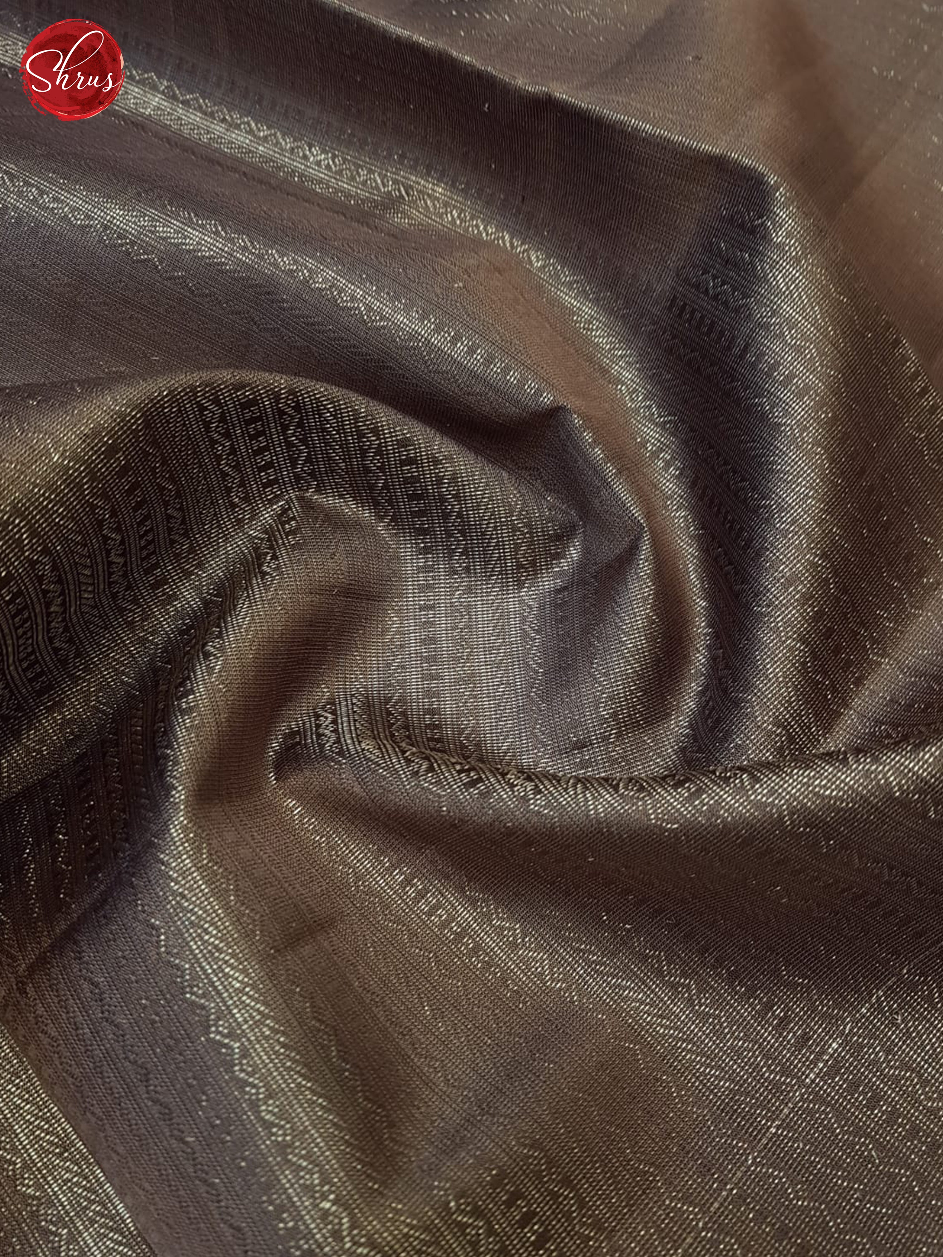 Grey And Maroon- Soft Silk Saree - Shop on ShrusEternity.com