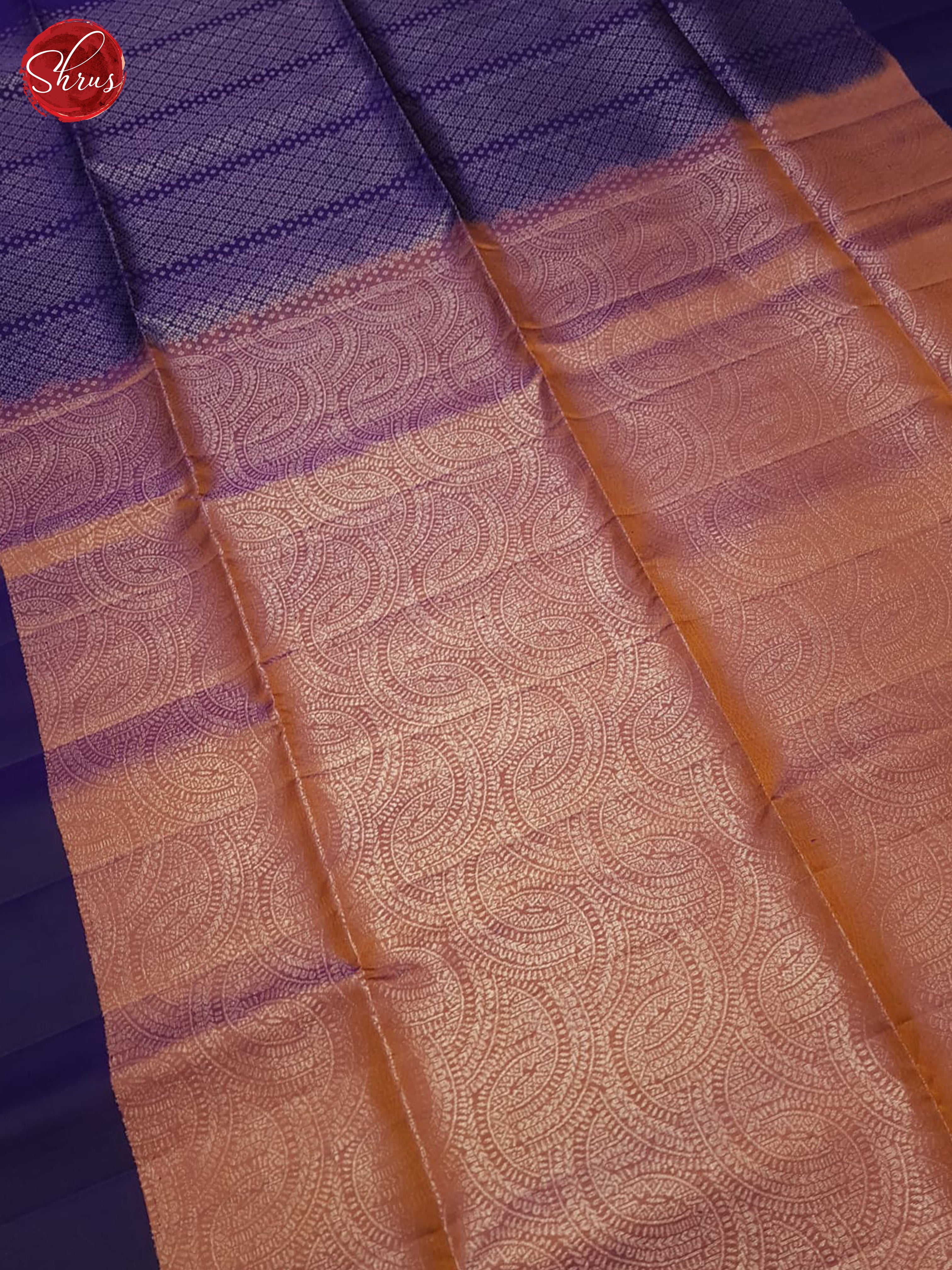 Brick And Purple- Soft Silk Saree - Shop on ShrusEternity.com