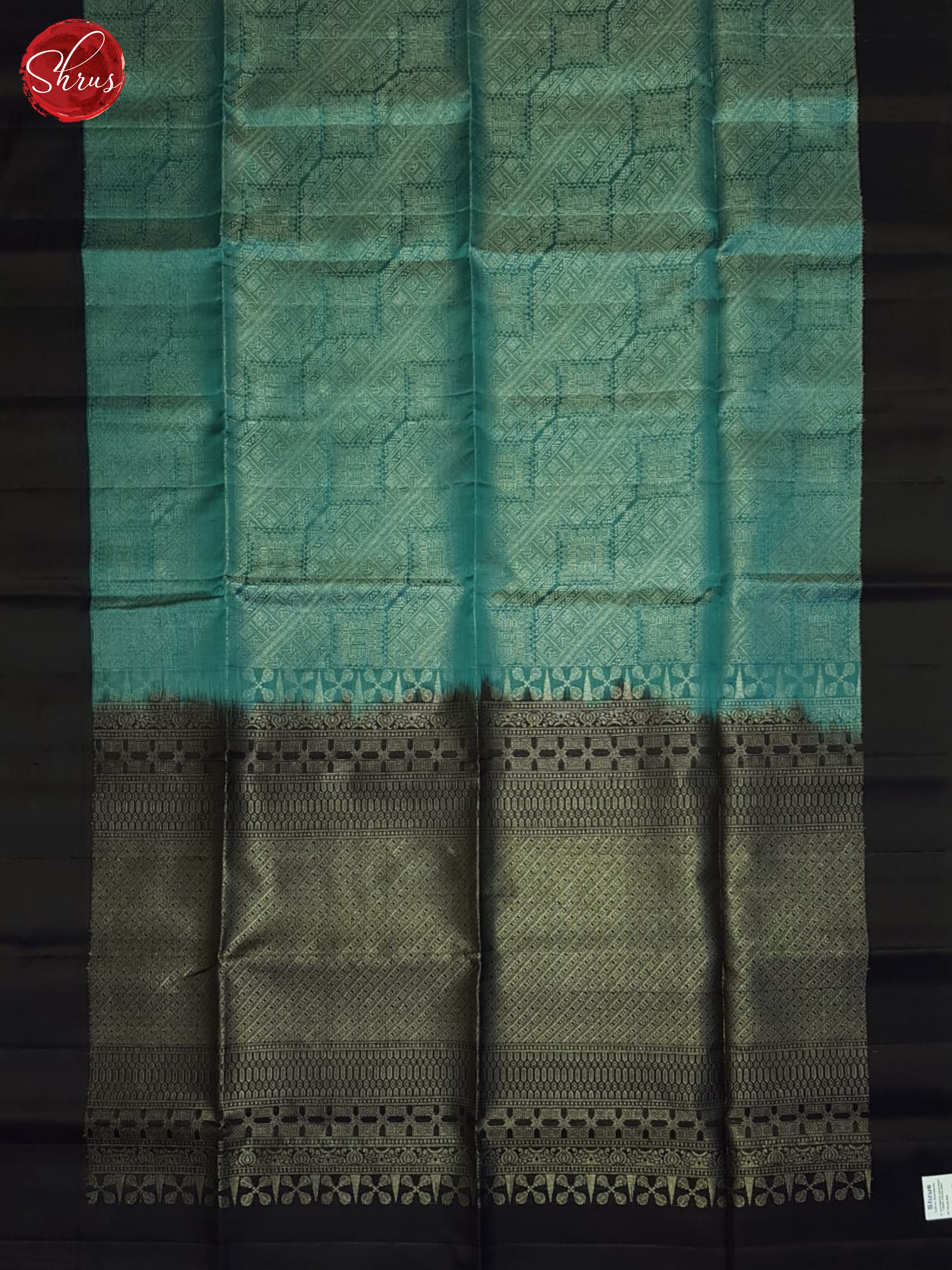 Blue & Black- Soft Silk Saree - Shop on ShrusEternity.com