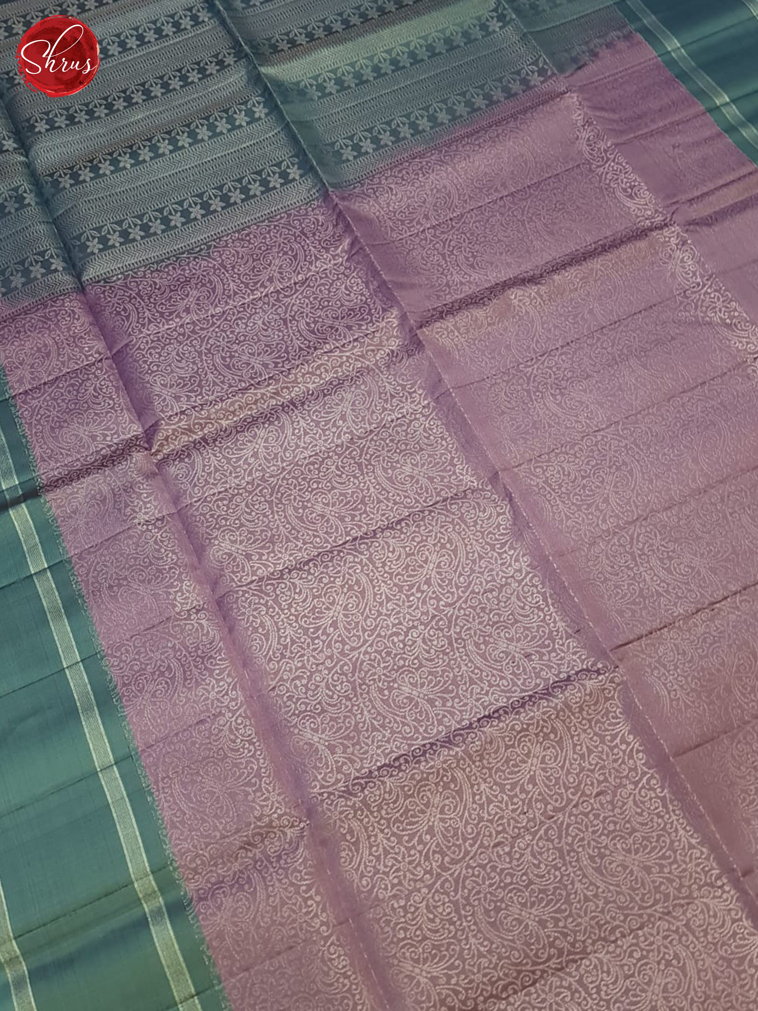 Lavender And Pastel Green- Soft Silk Saree - Shop on ShrusEternity.com