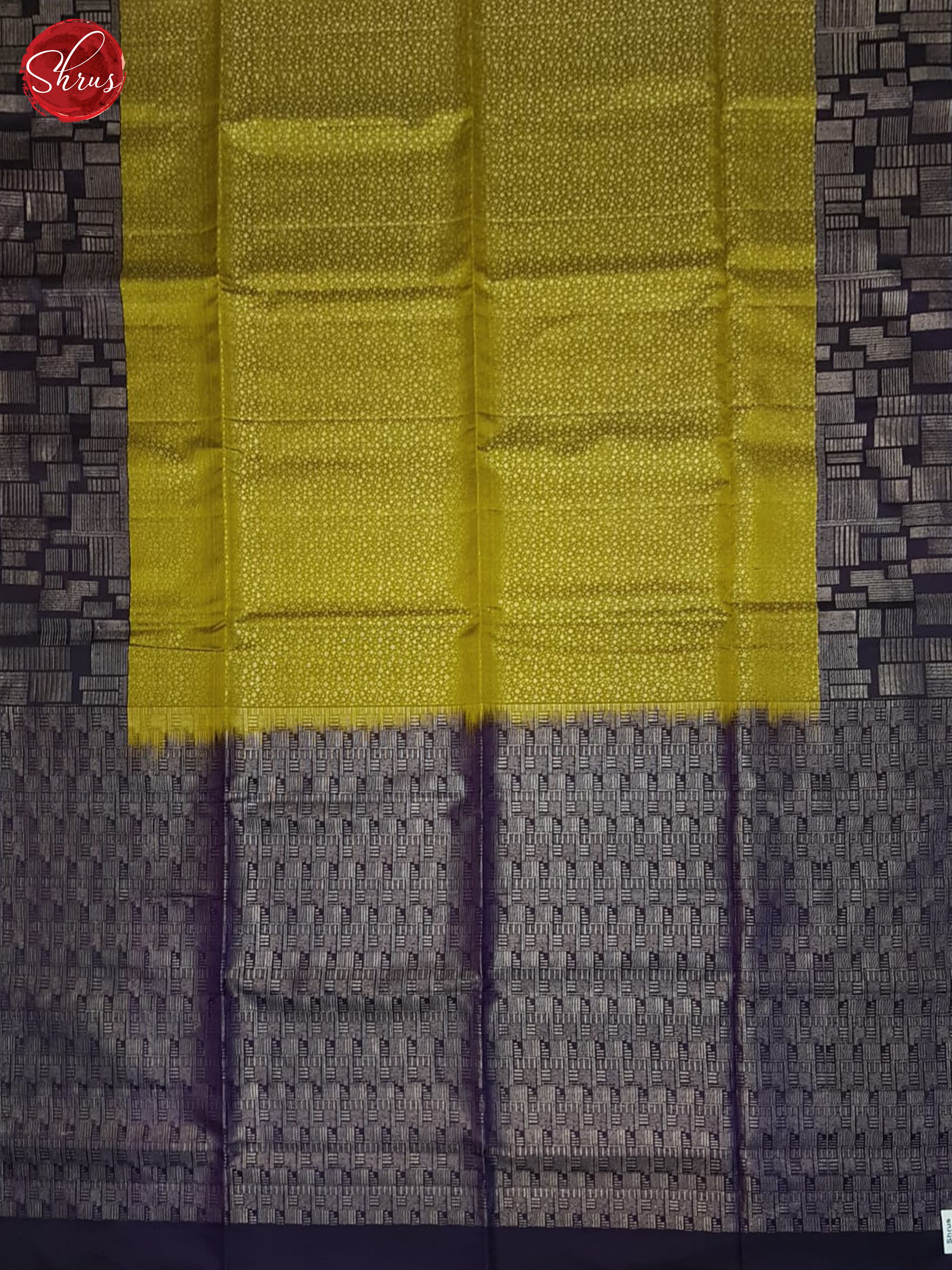 Mehandhi green And Jamun fruit- Soft Silk Saree - Shop on ShrusEternity.com