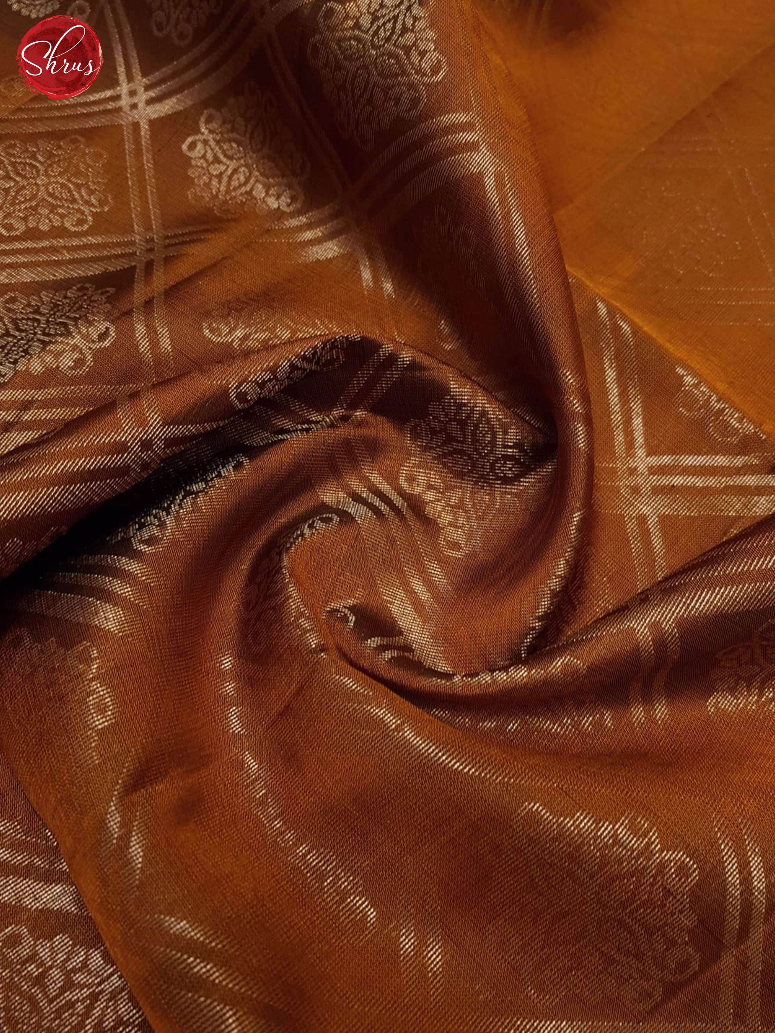 Brick And Black- Soft Silk Saree - Shop on ShrusEternity.com