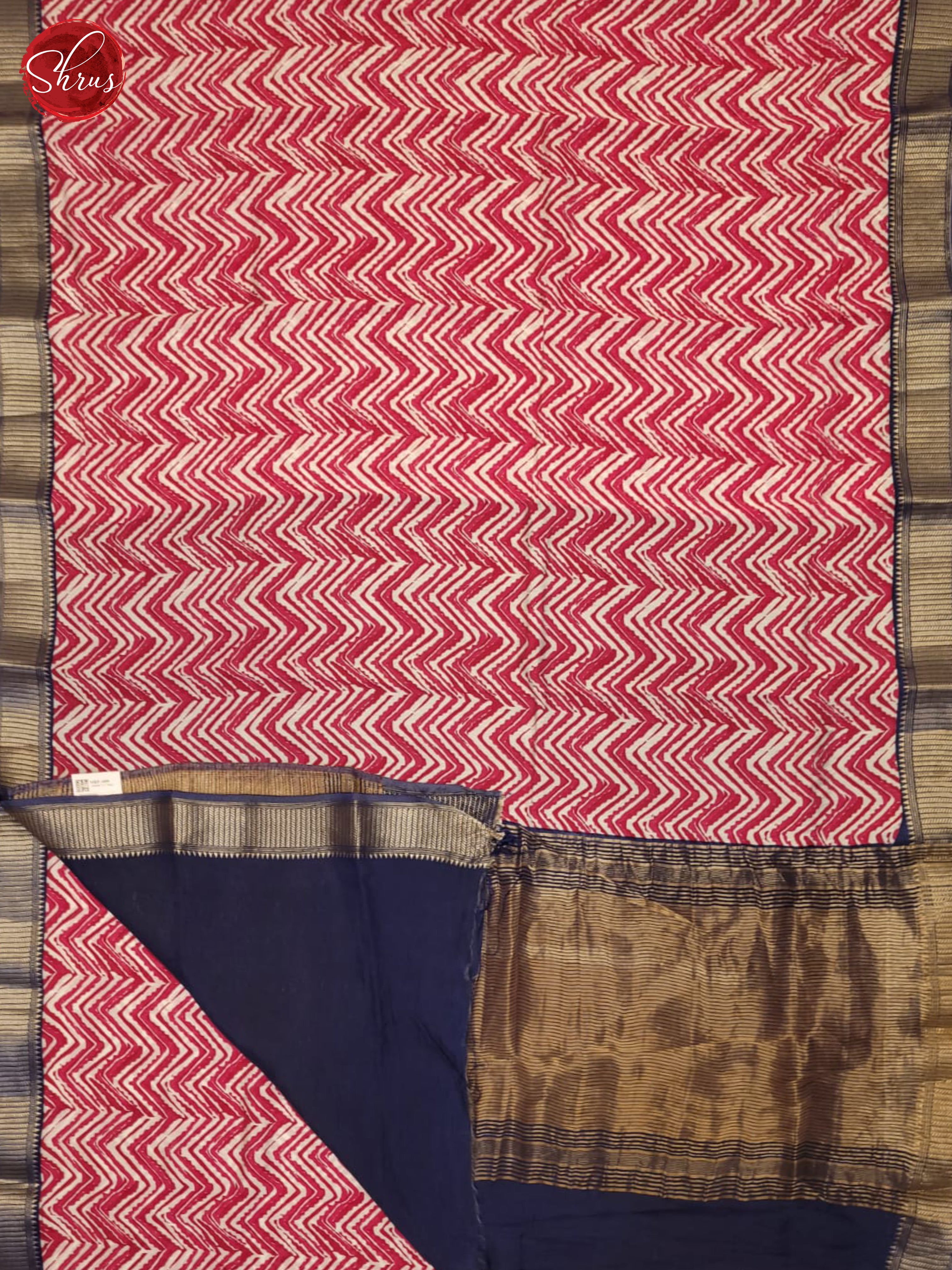 Pink And Blue- Art Modal Saree - Shop on ShrusEternity.com