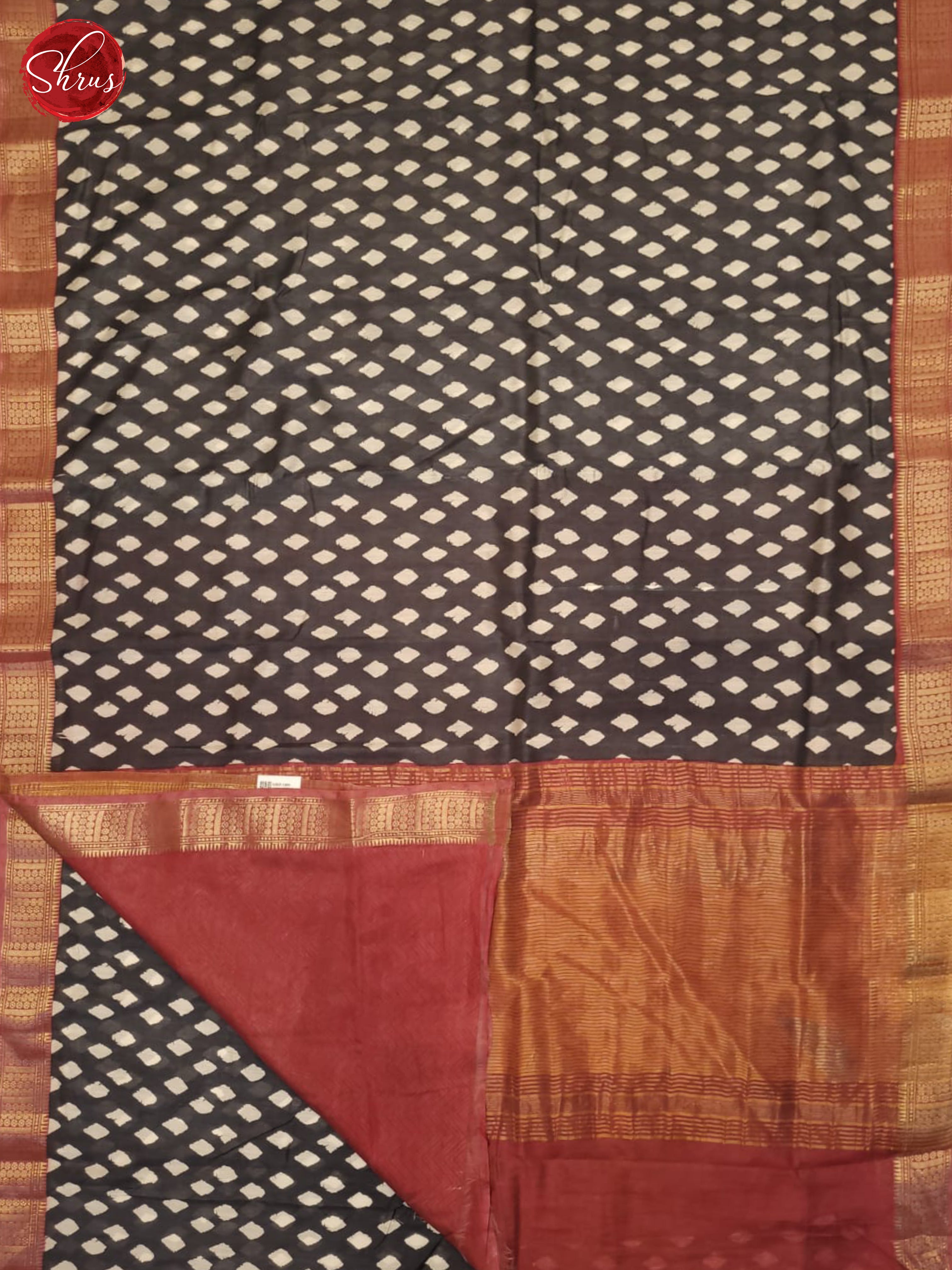 Grey And Dusty Pink- Art Modal Saree - Shop on ShrusEternity.com