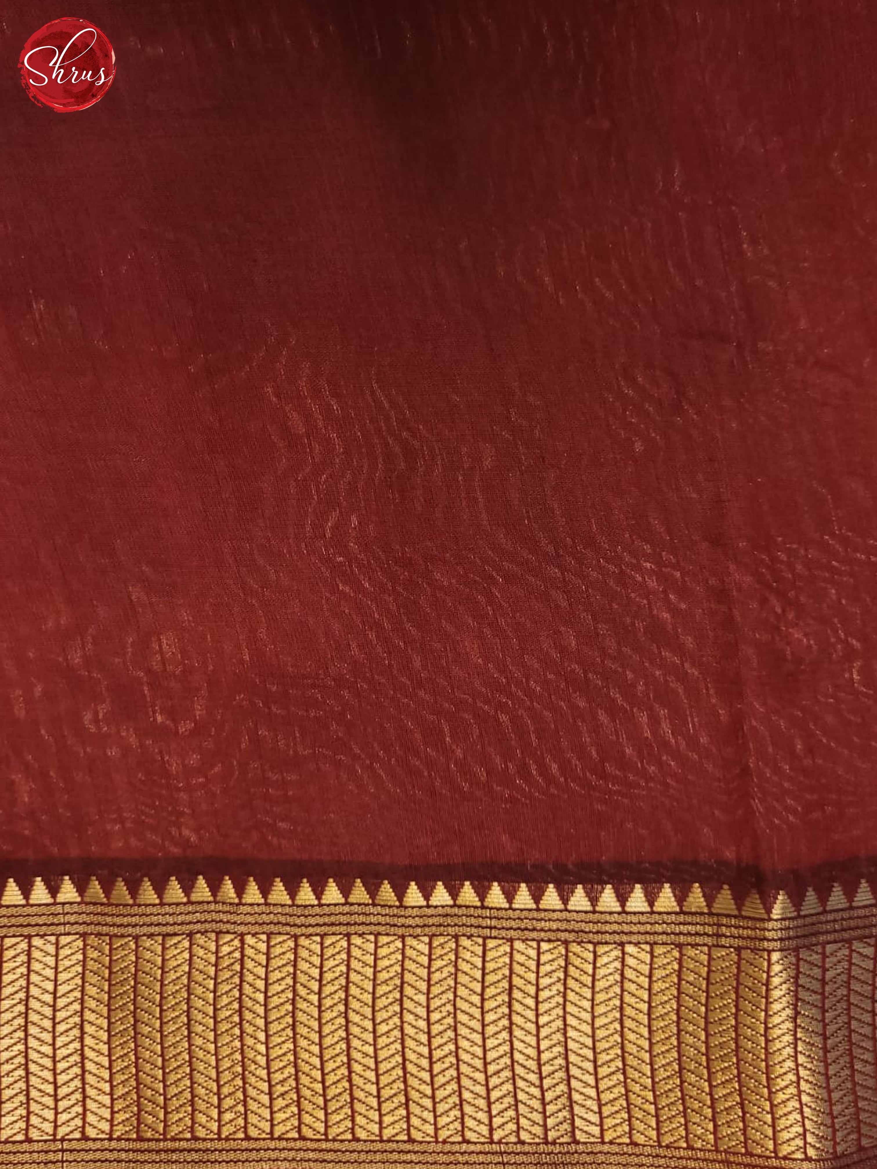 Green And Maroon- Art Modal Saree - Shop on ShrusEternity.com