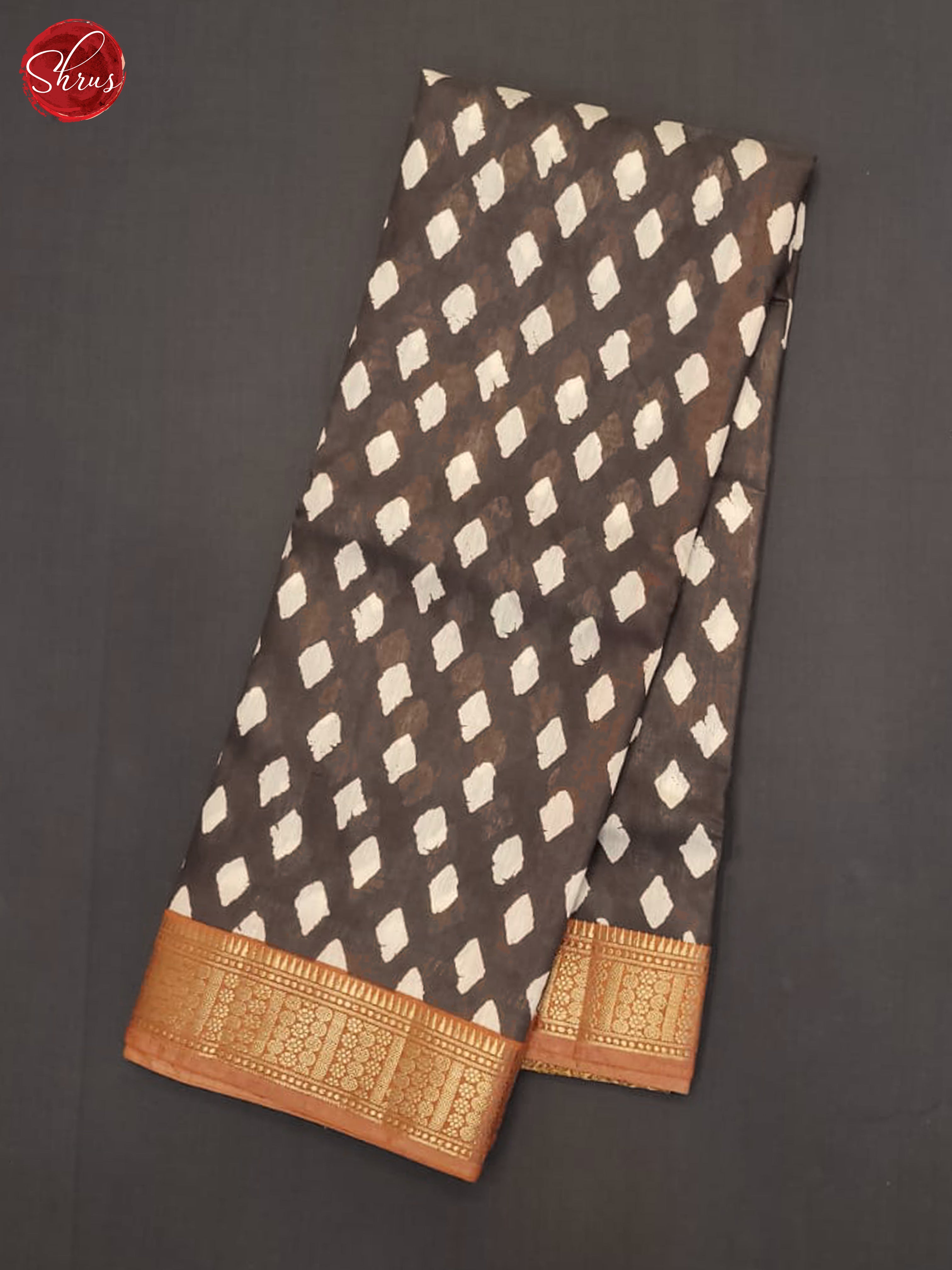 Brown And Brick- Art Modal Saree - Shop on ShrusEternity.com