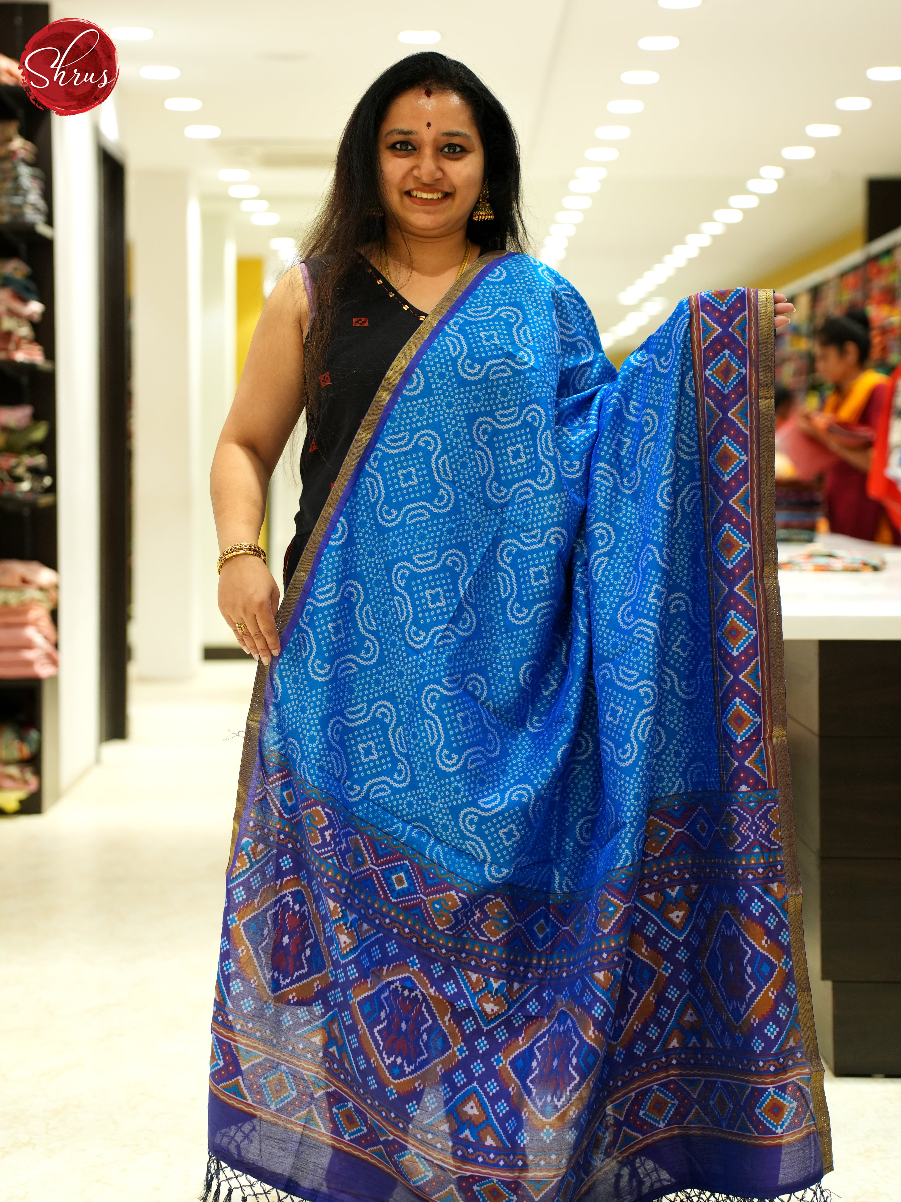 Blue - Dupatta - Shop on ShrusEternity.com