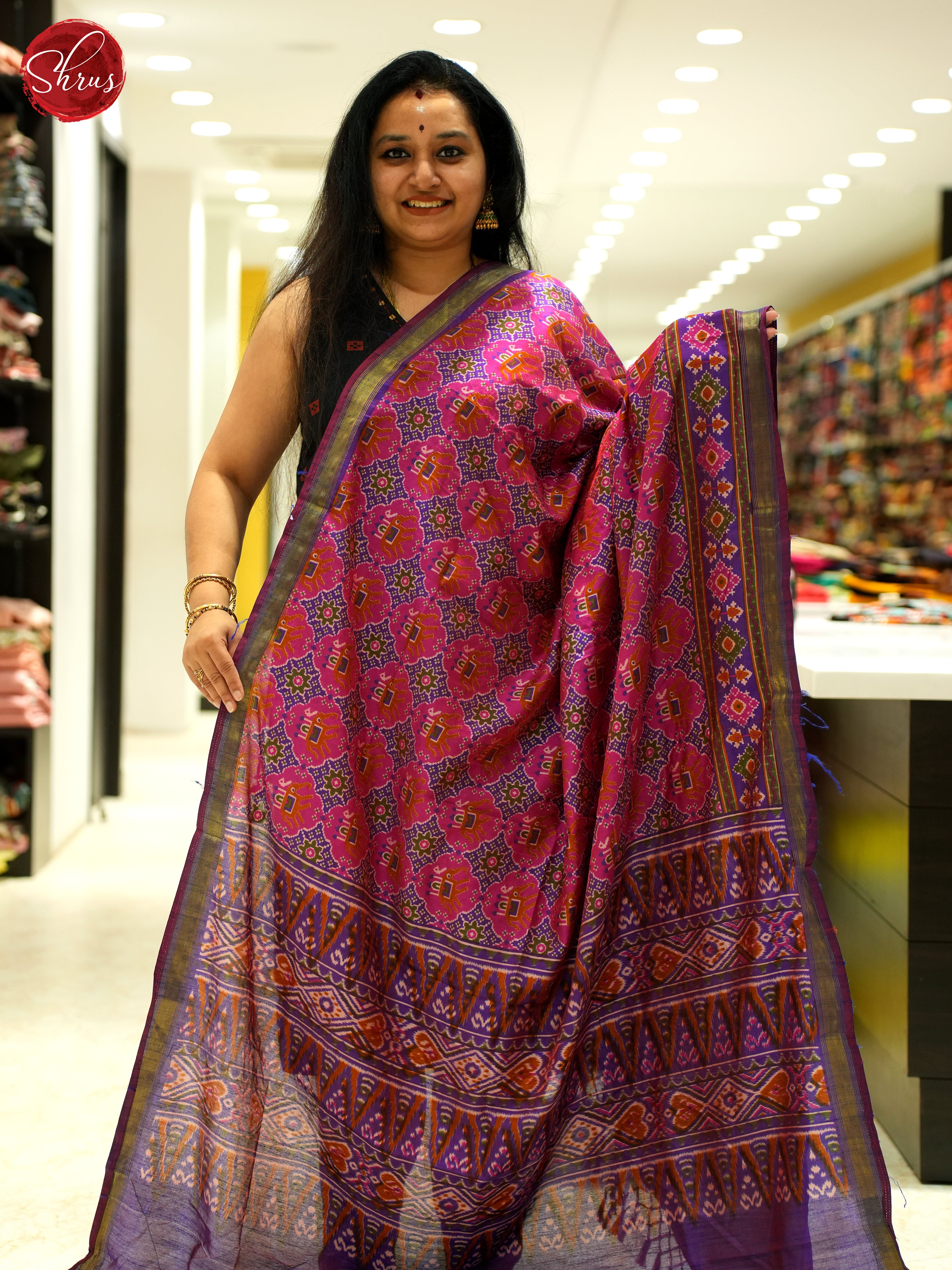 Pink & Purple - Dupatta - Shop on ShrusEternity.com