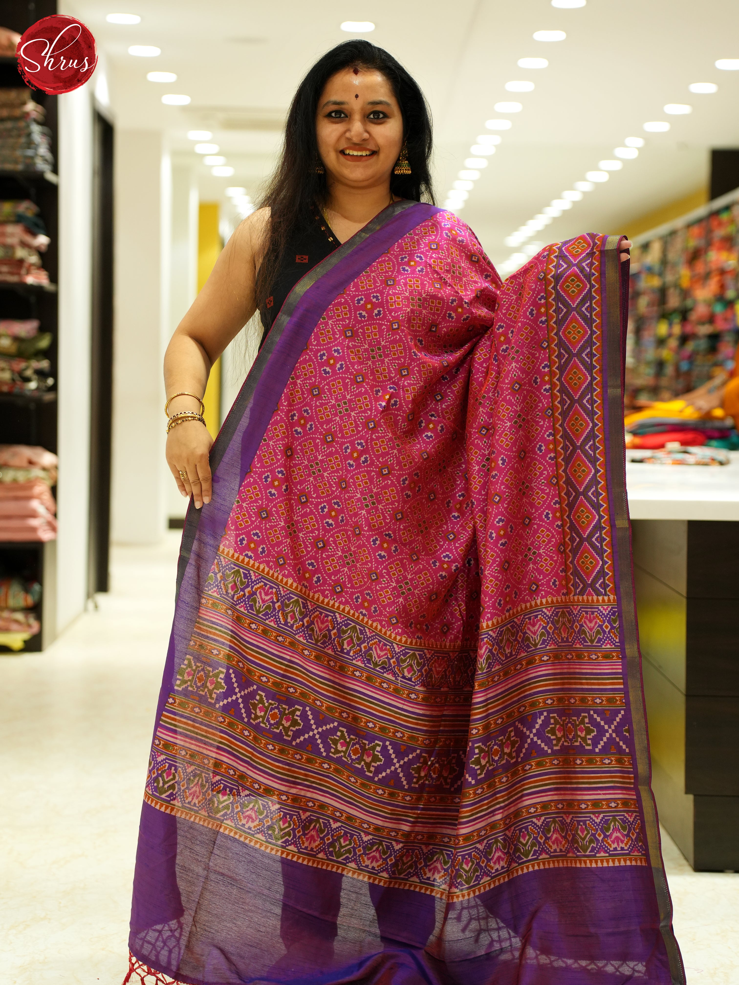 Pink & Purple - Dupatta - Shop on ShrusEternity.com