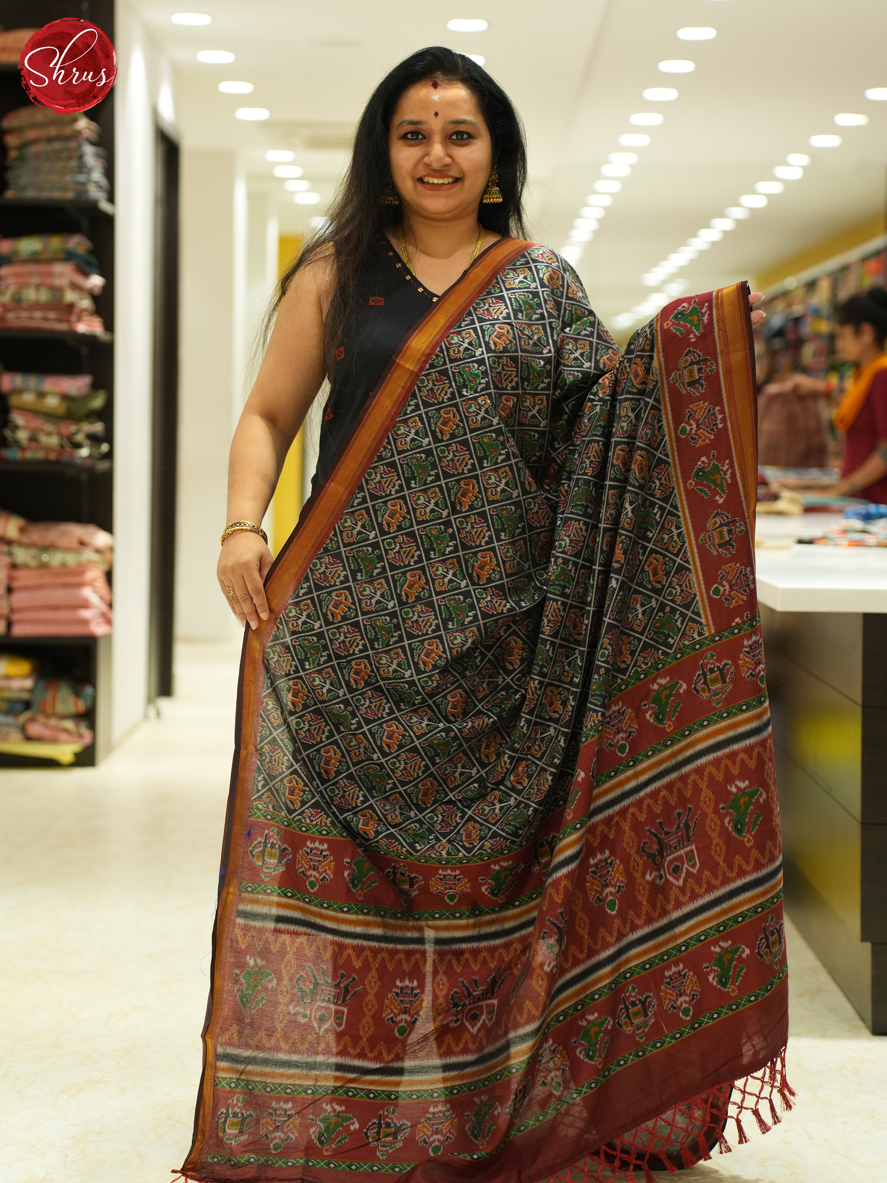 Green & Brown - Dupatta - Shop on ShrusEternity.com