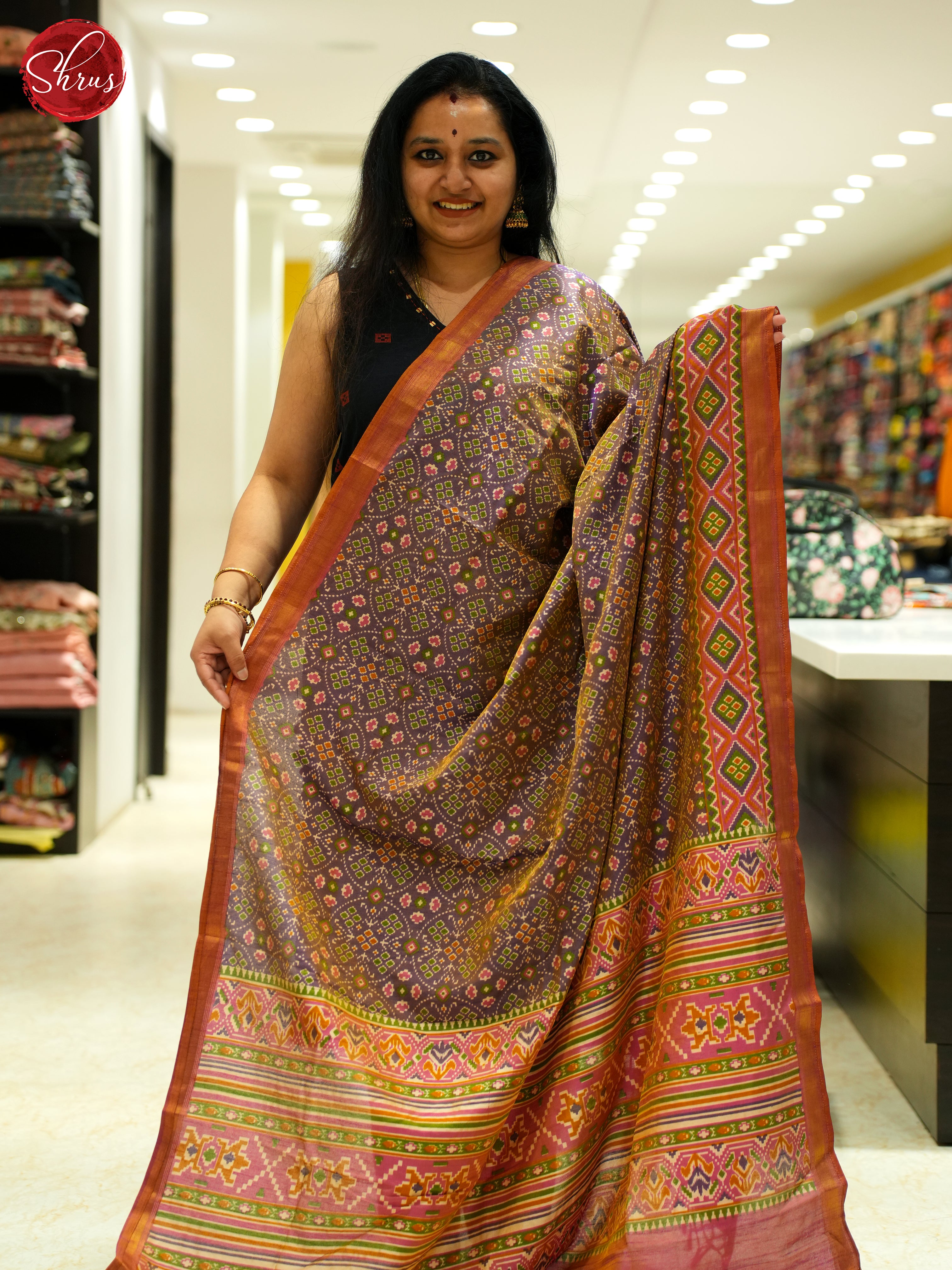 Purple & Brick - Dupatta - Shop on ShrusEternity.com