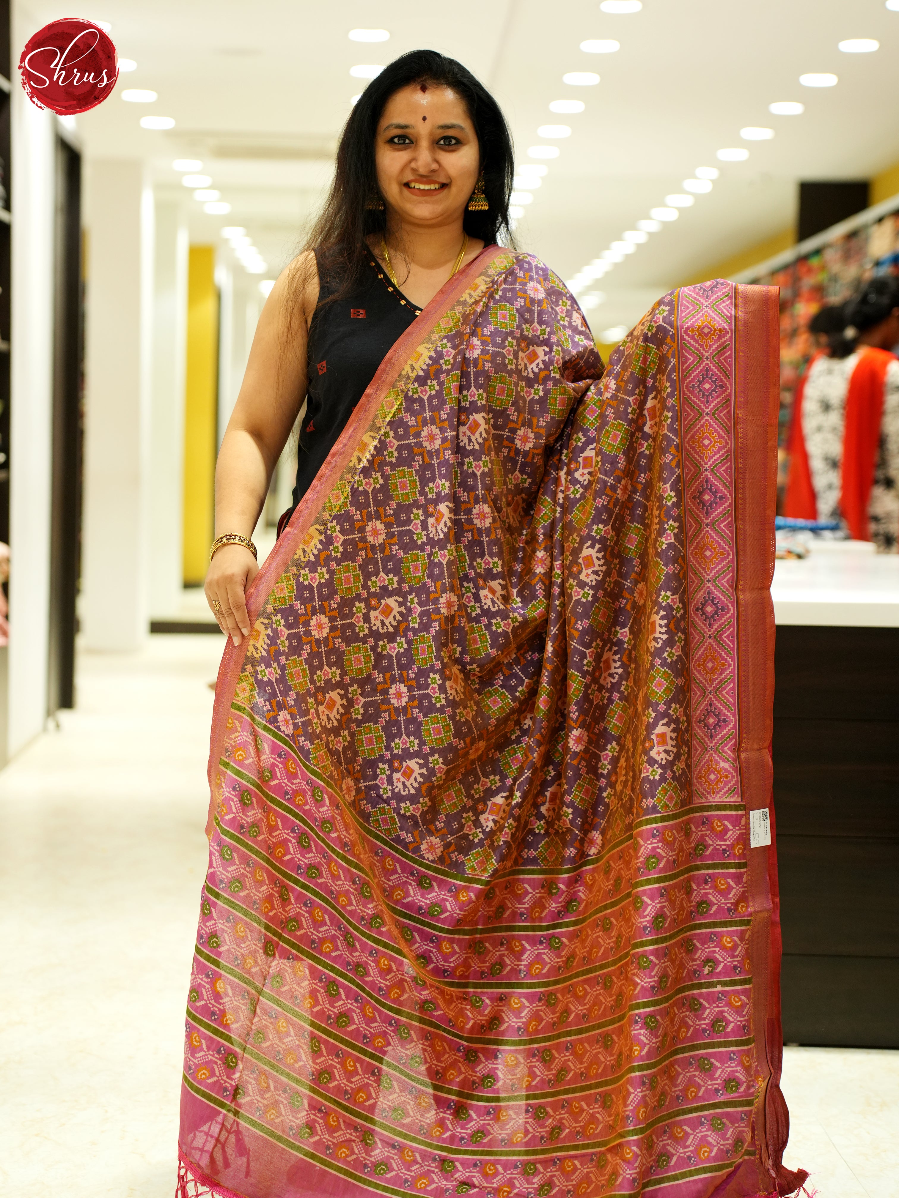 Purple & Pink - Dupatta - Shop on ShrusEternity.com