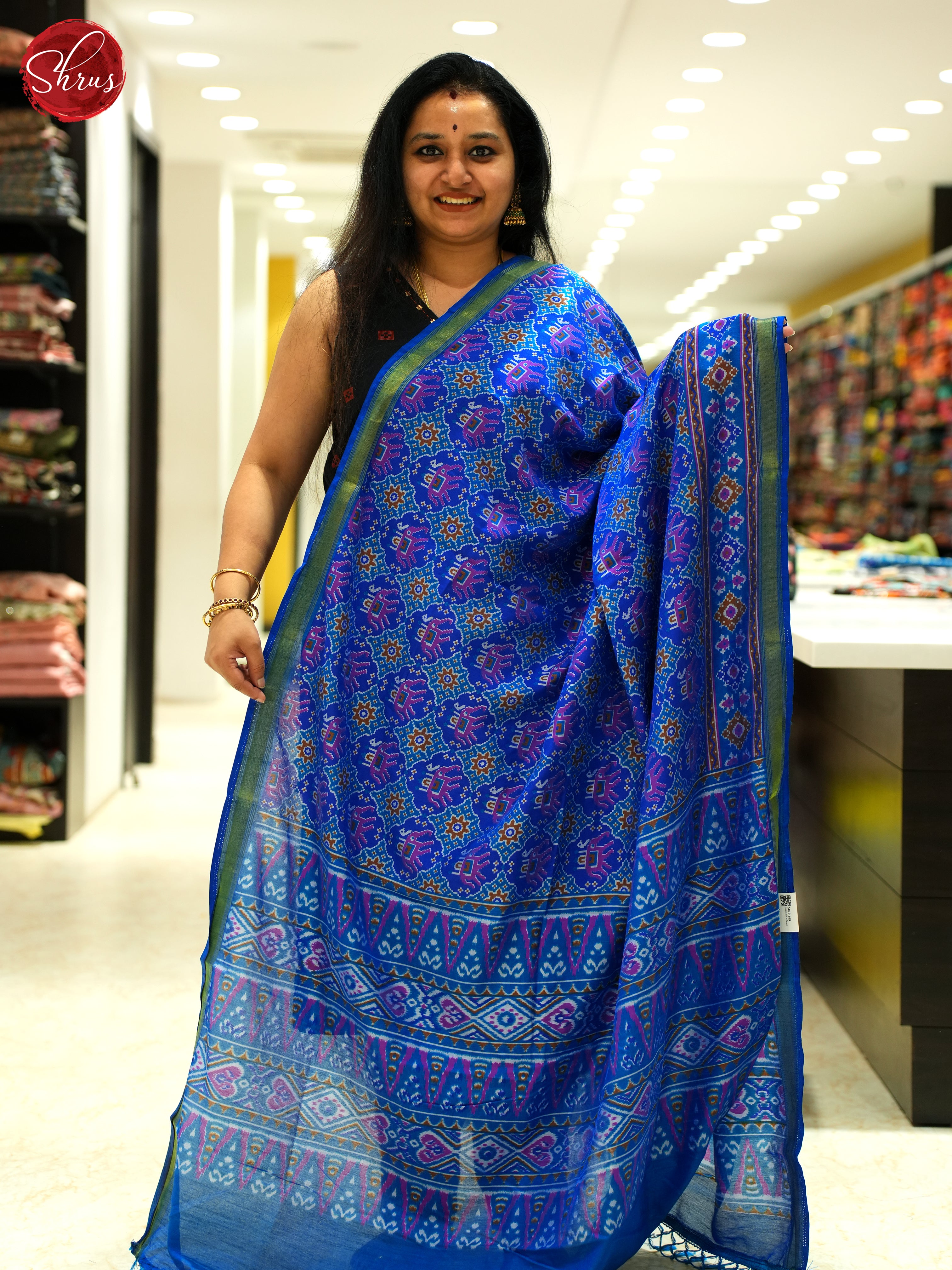 Blue - Dupatta - Shop on ShrusEternity.com