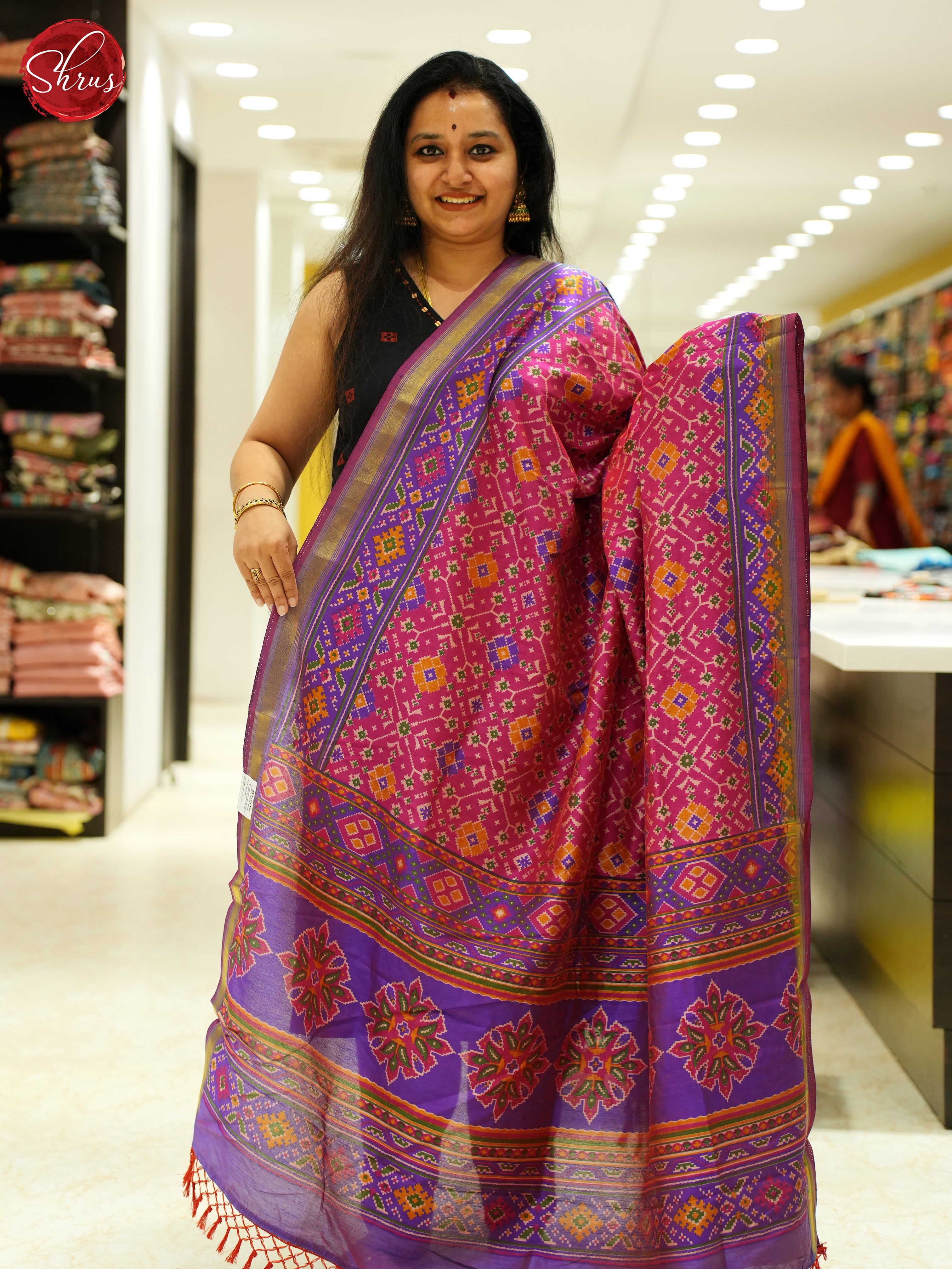 Pink & Purple - Dupatta - Shop on ShrusEternity.com