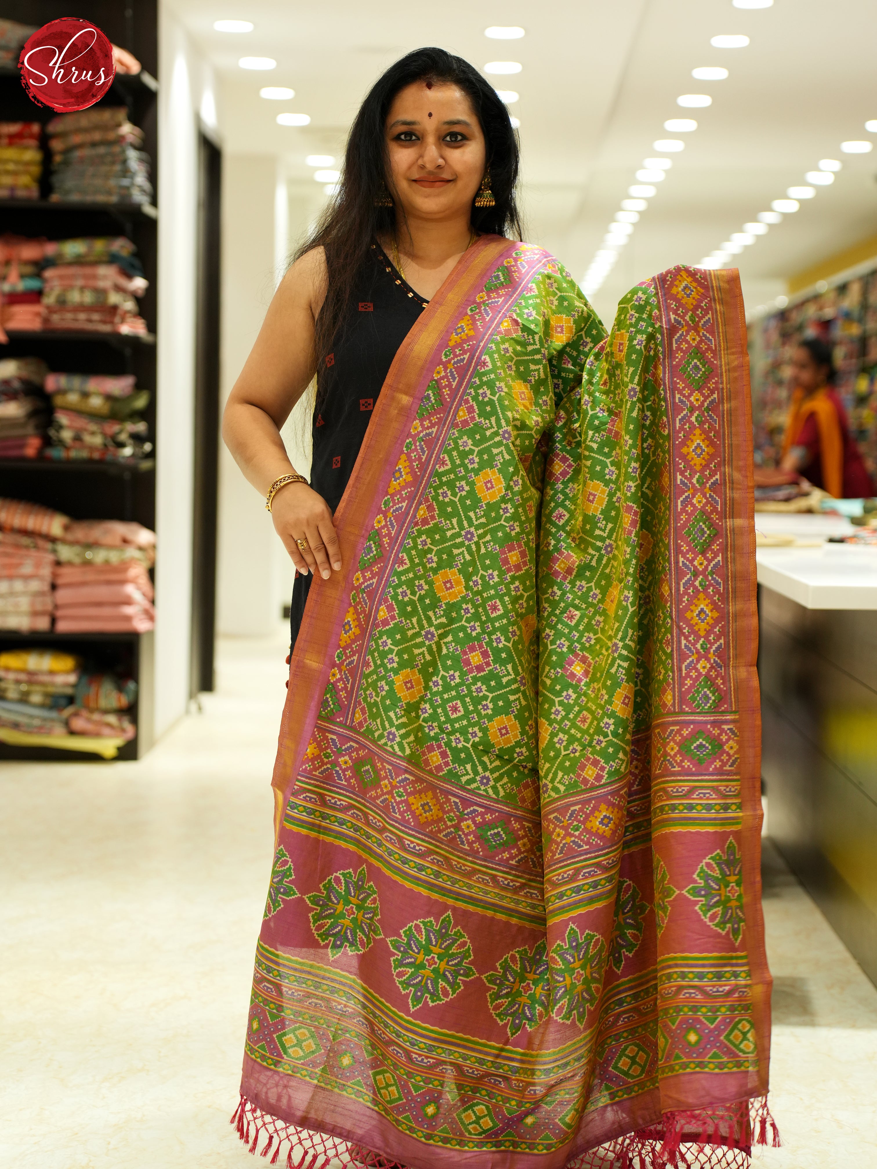 Green & Brick - Dupatta - Shop on ShrusEternity.com