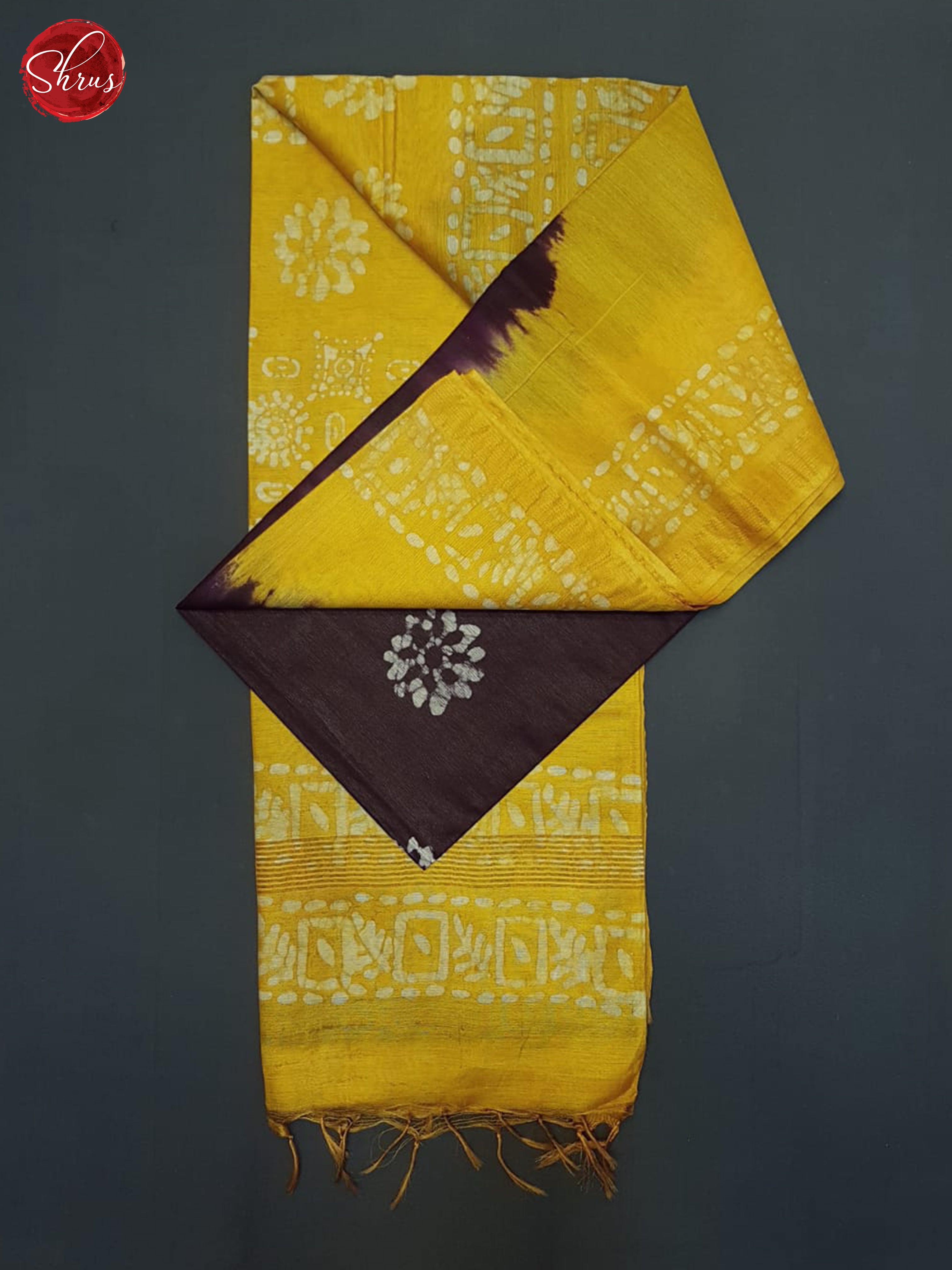 Deep Wine And Mustard- Bhatik Saree - Shop on ShrusEternity.com