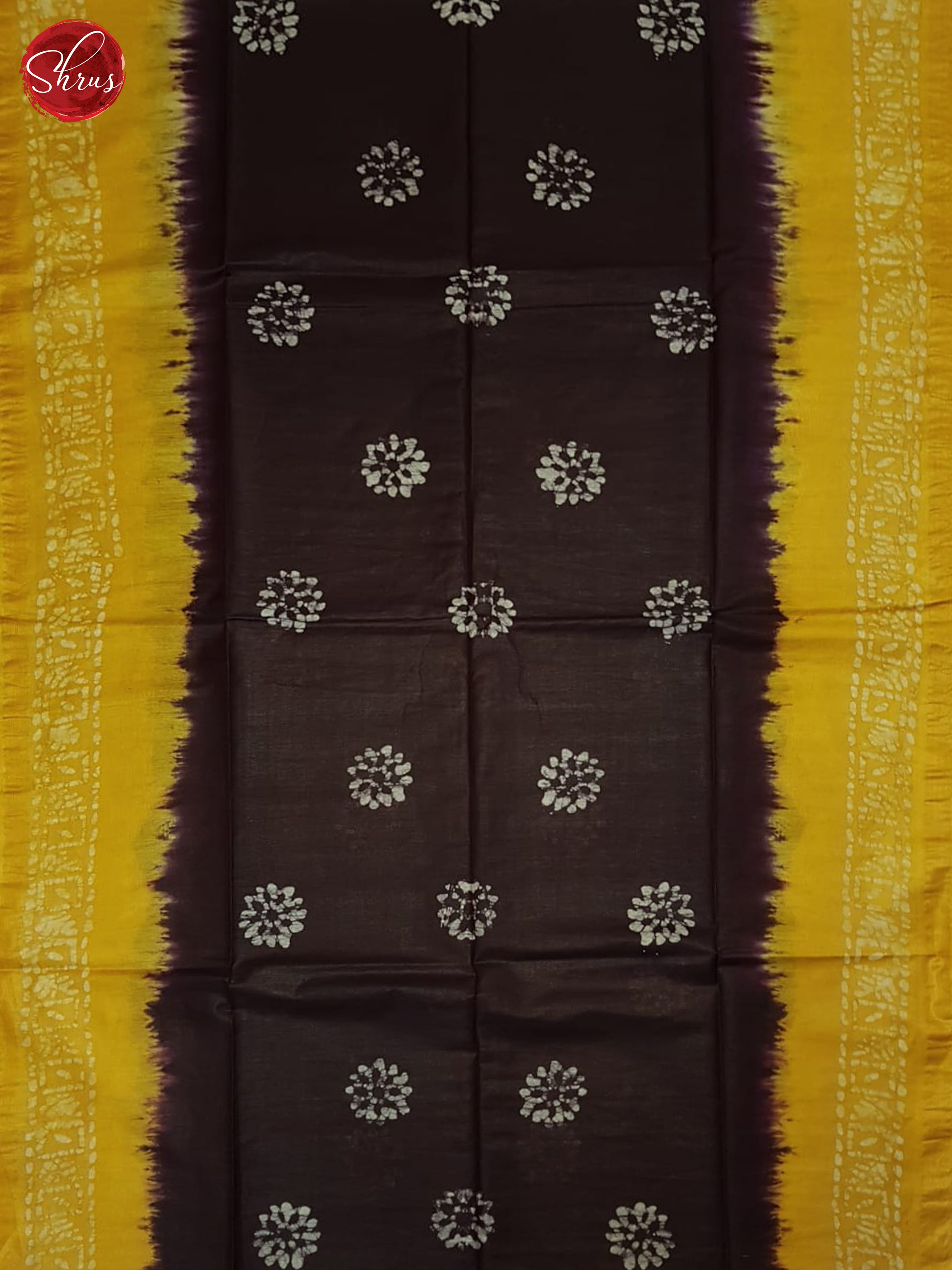 Deep Wine And Mustard- Bhatik Saree - Shop on ShrusEternity.com