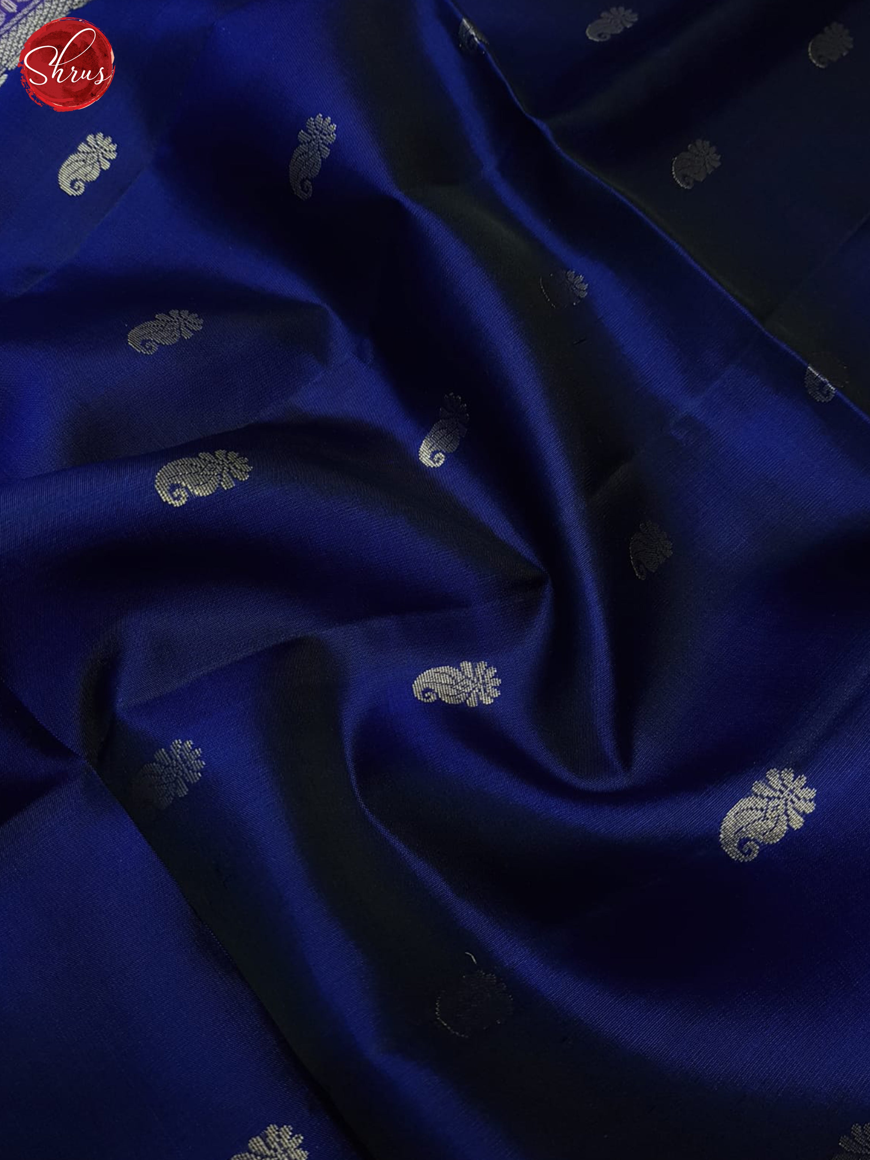 Blue And Purple- Soft Silk Saree - Shop on ShrusEternity.com